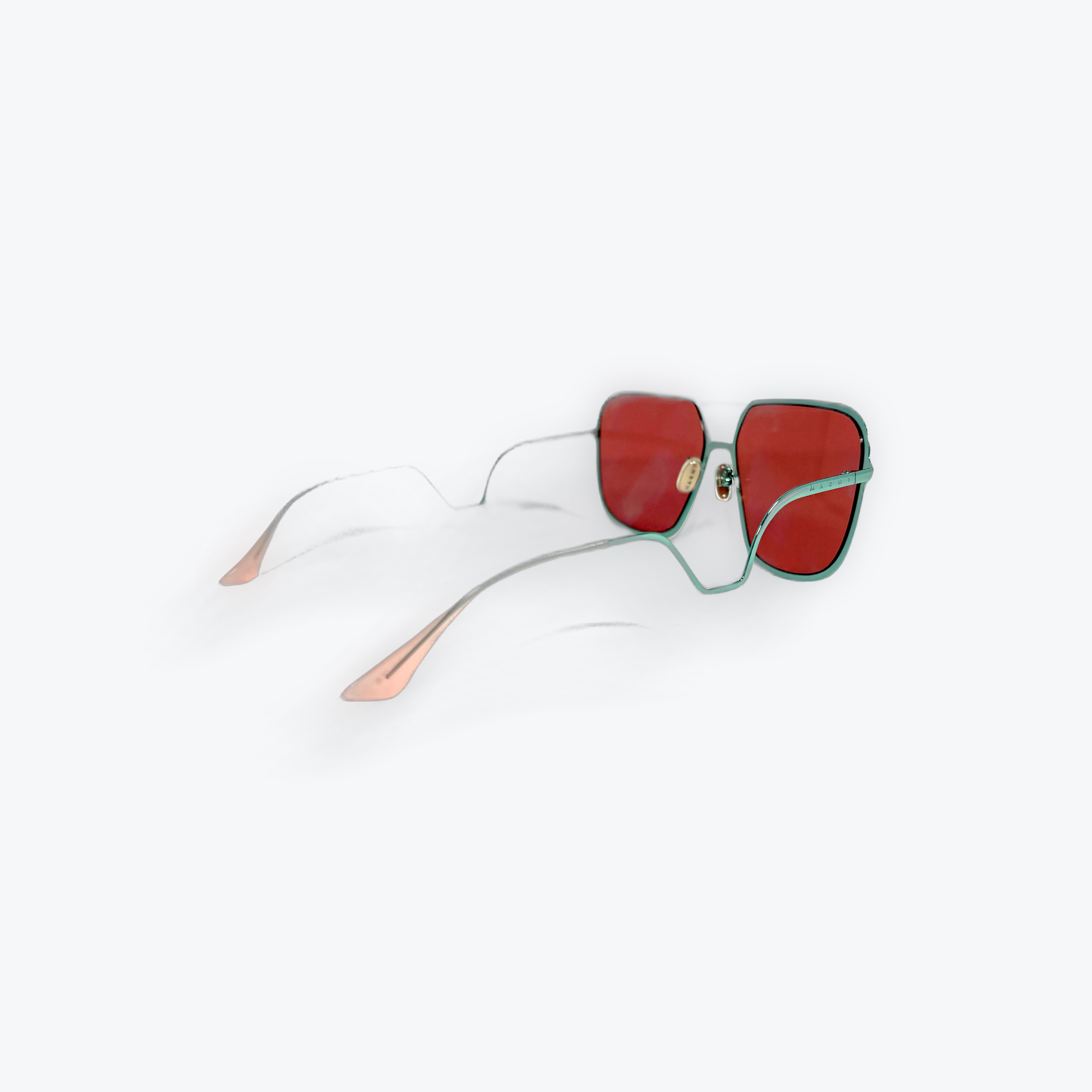 Geometrical Metal Aviator Sunglasses