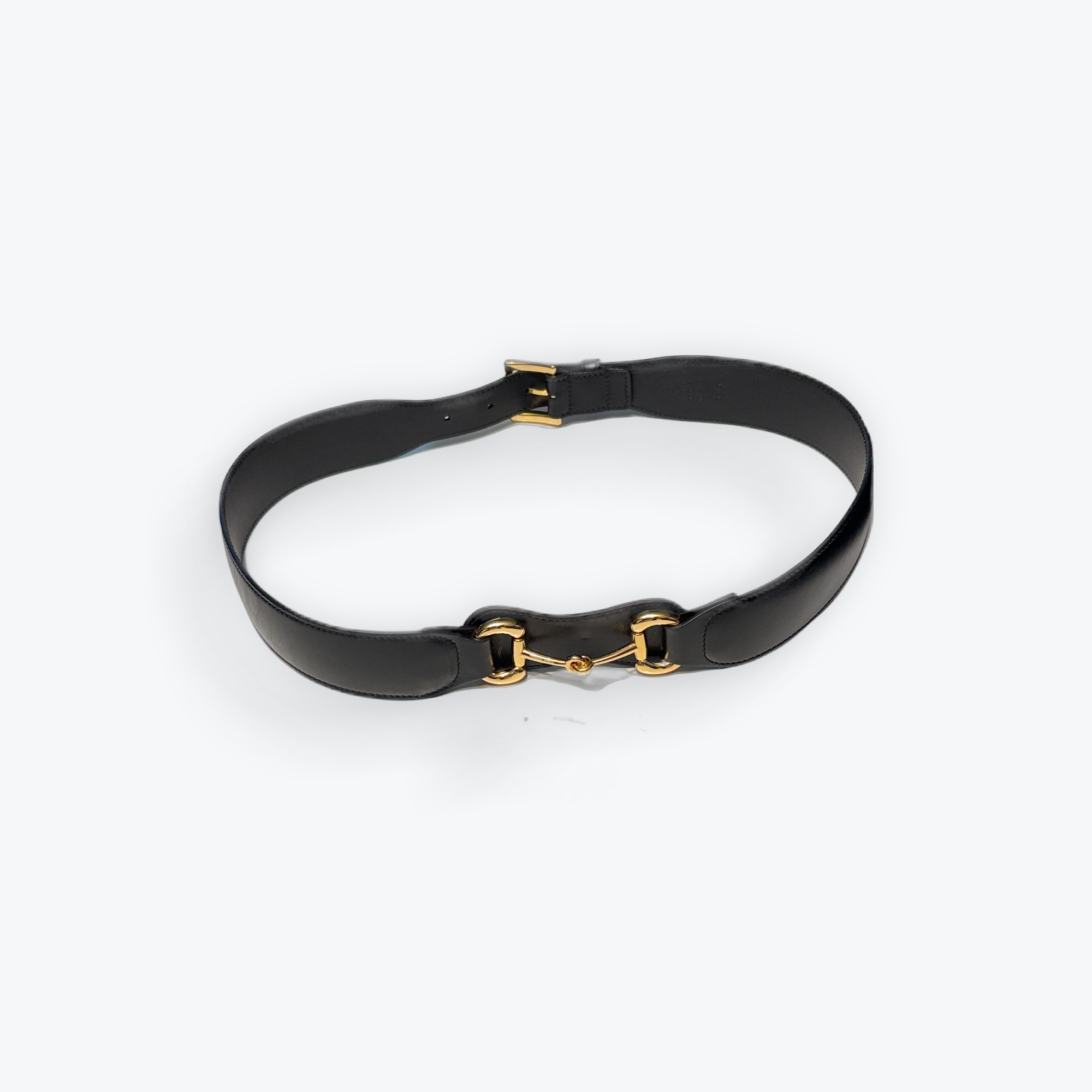 Horsebit Accent Skinny Belt
