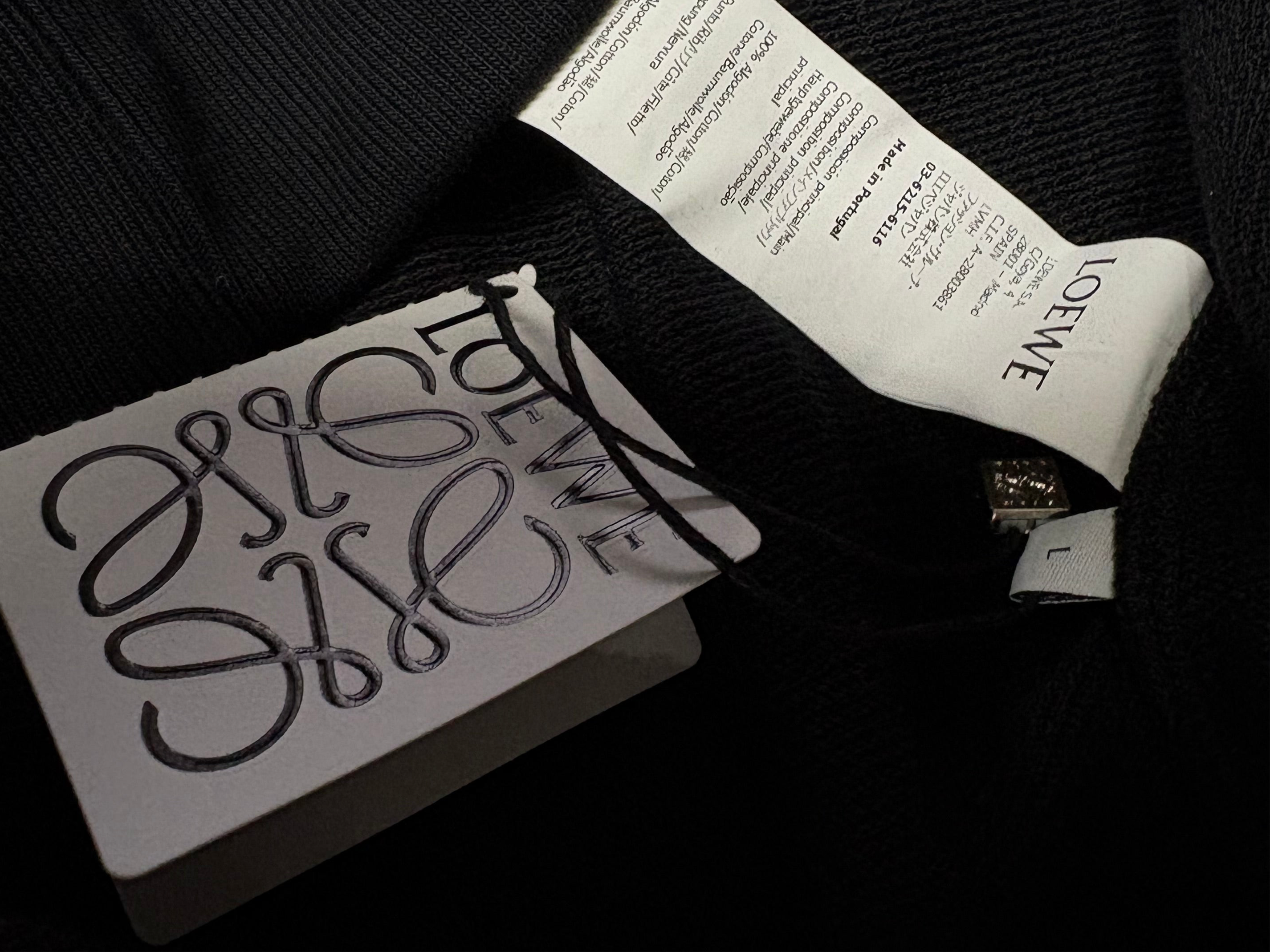 Anagram Leather Patch Hoodie