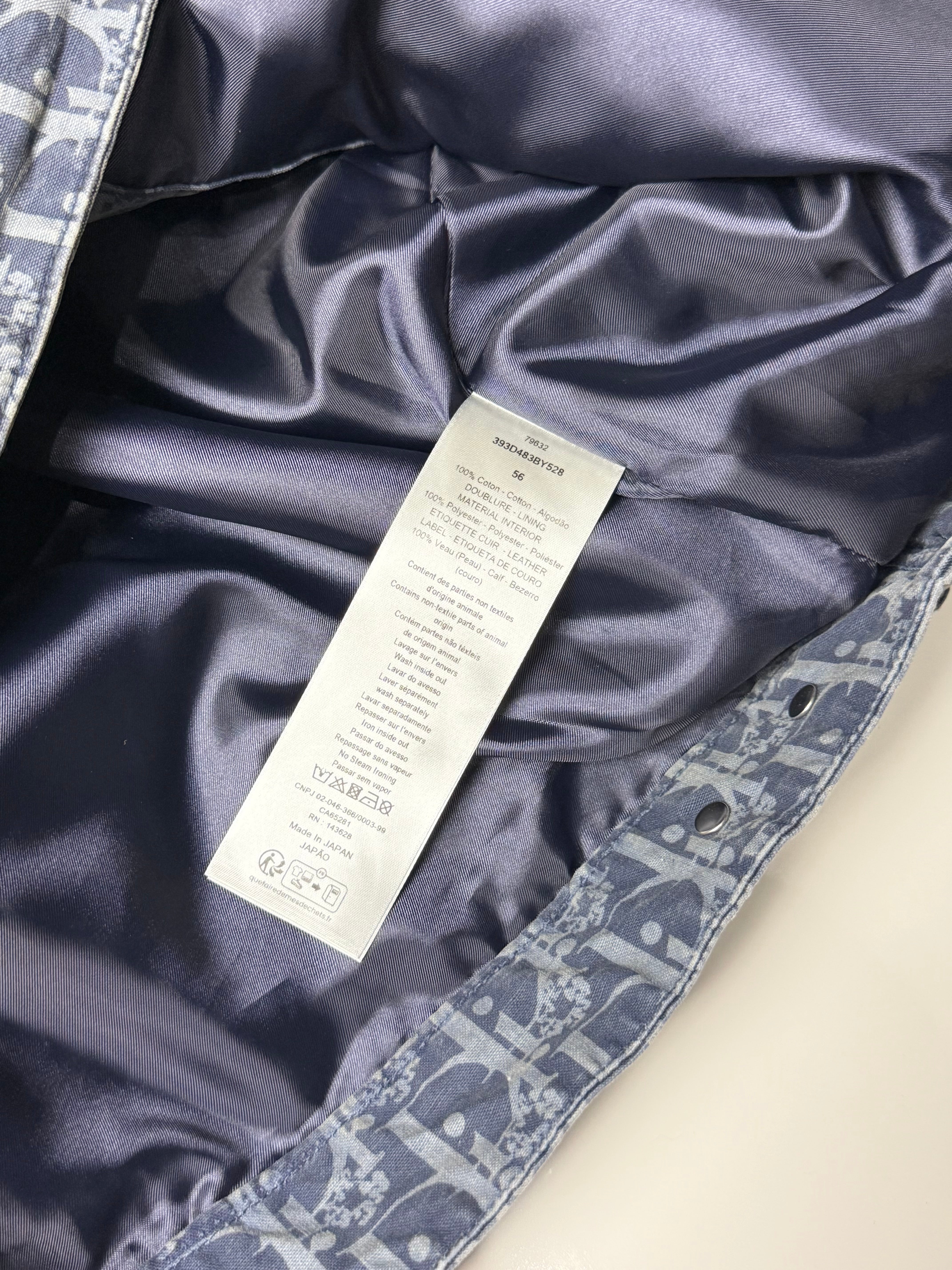 Denim Tears Zipped Cotton Denim Jacket