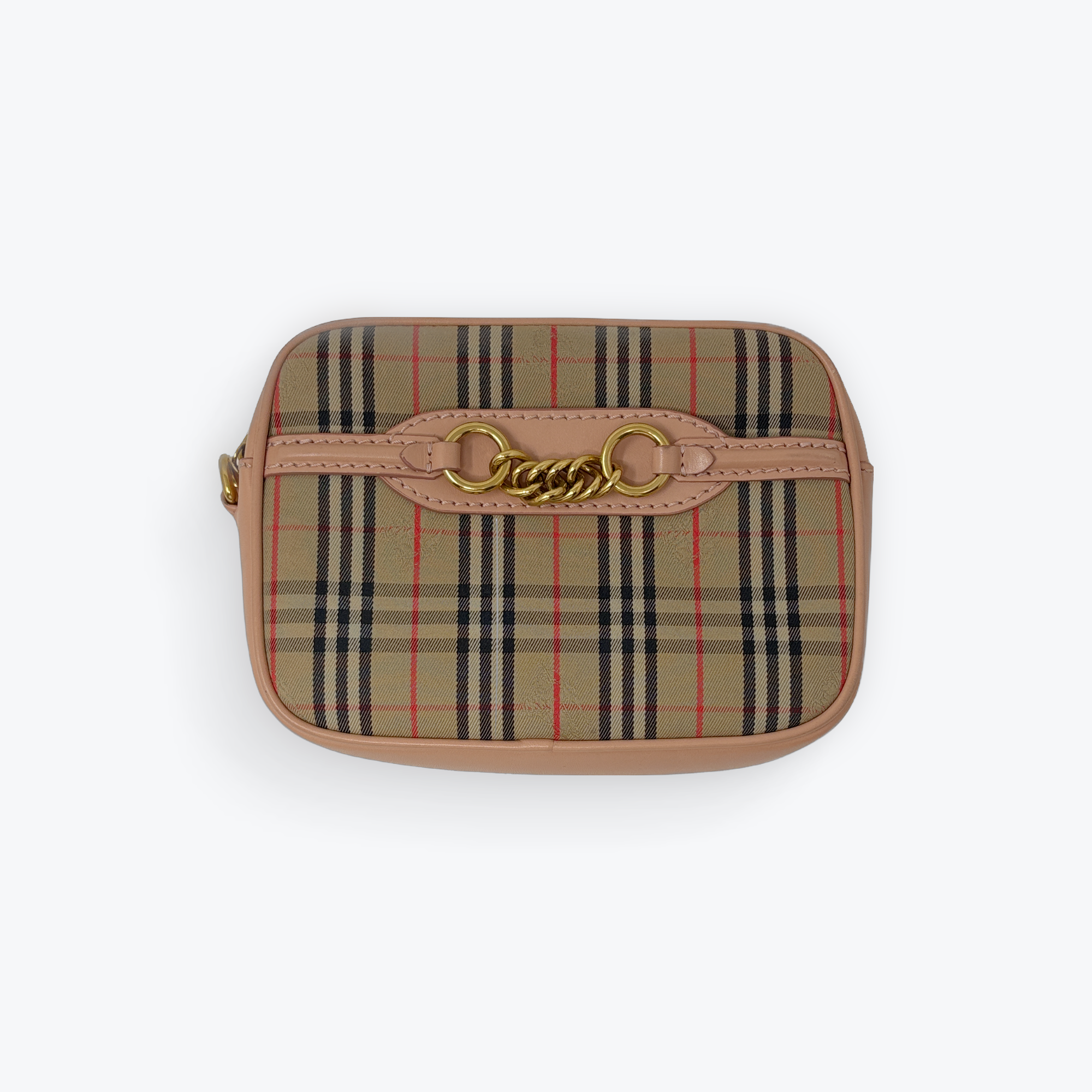Peach Link Belt Bag