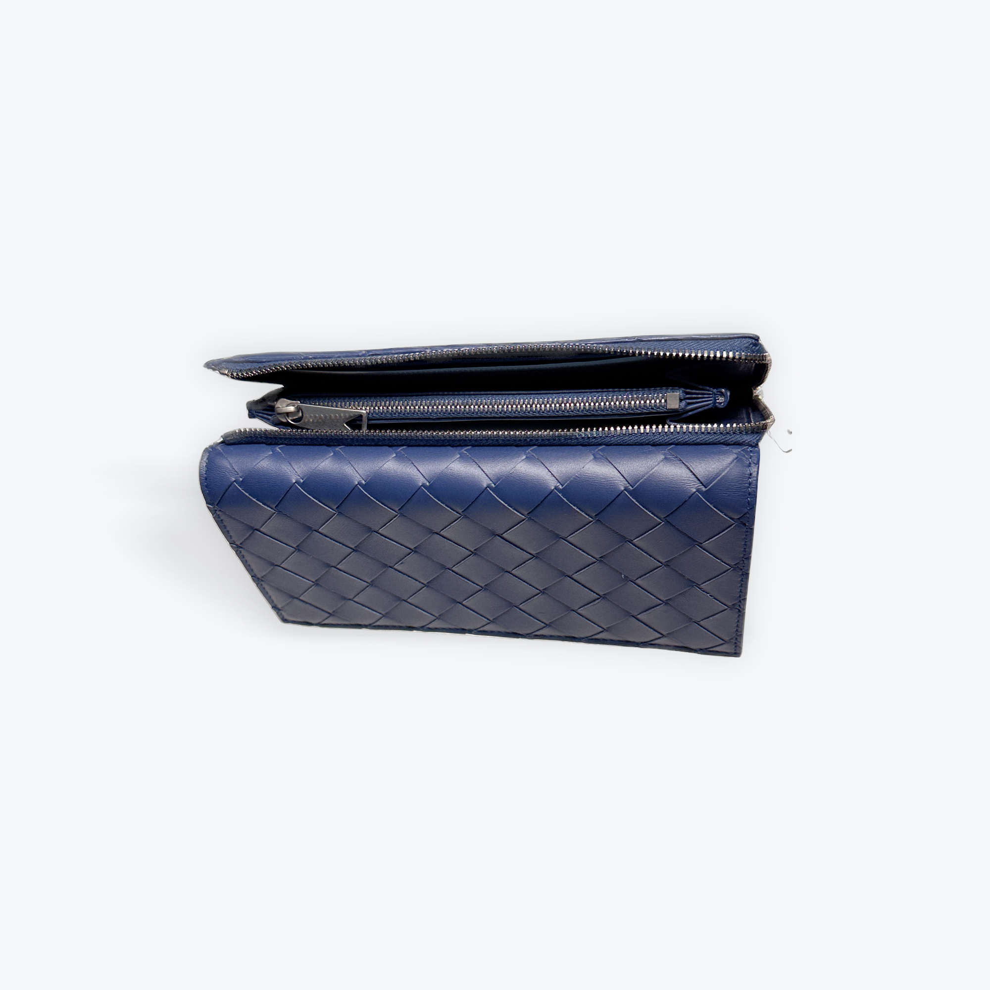 Intrecciato Zip-Around Long Wallet