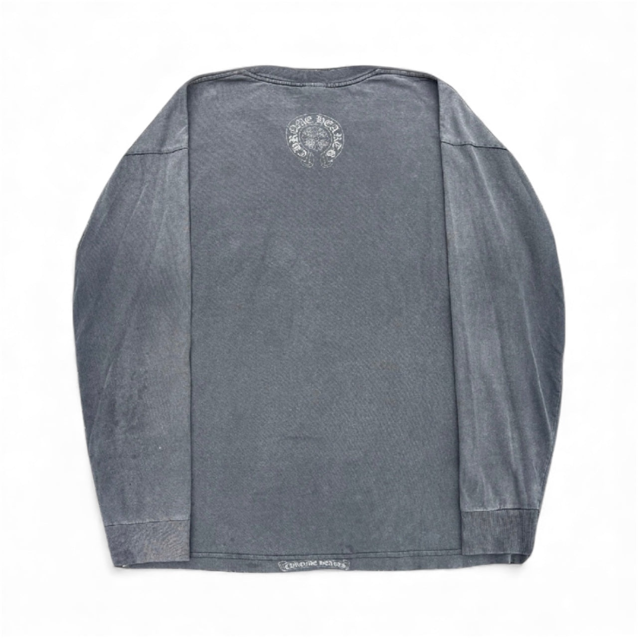 Vintage Floral Dagger Pocket Long Sleeve T-Shirt