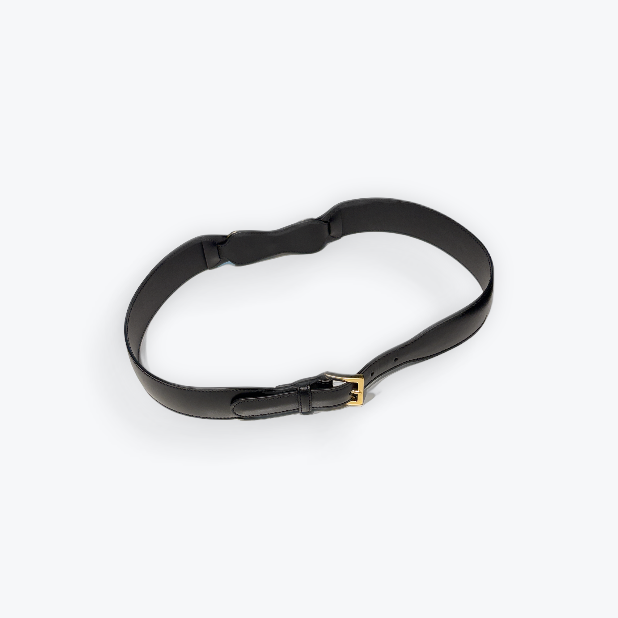 Horsebit Accent Skinny Belt