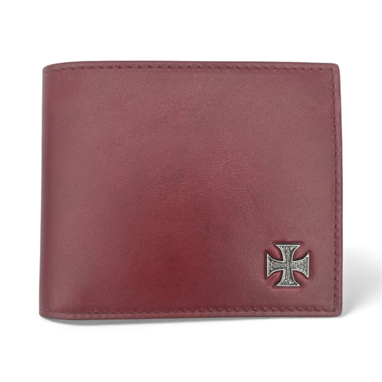 Cross Emblem Leather Wallet