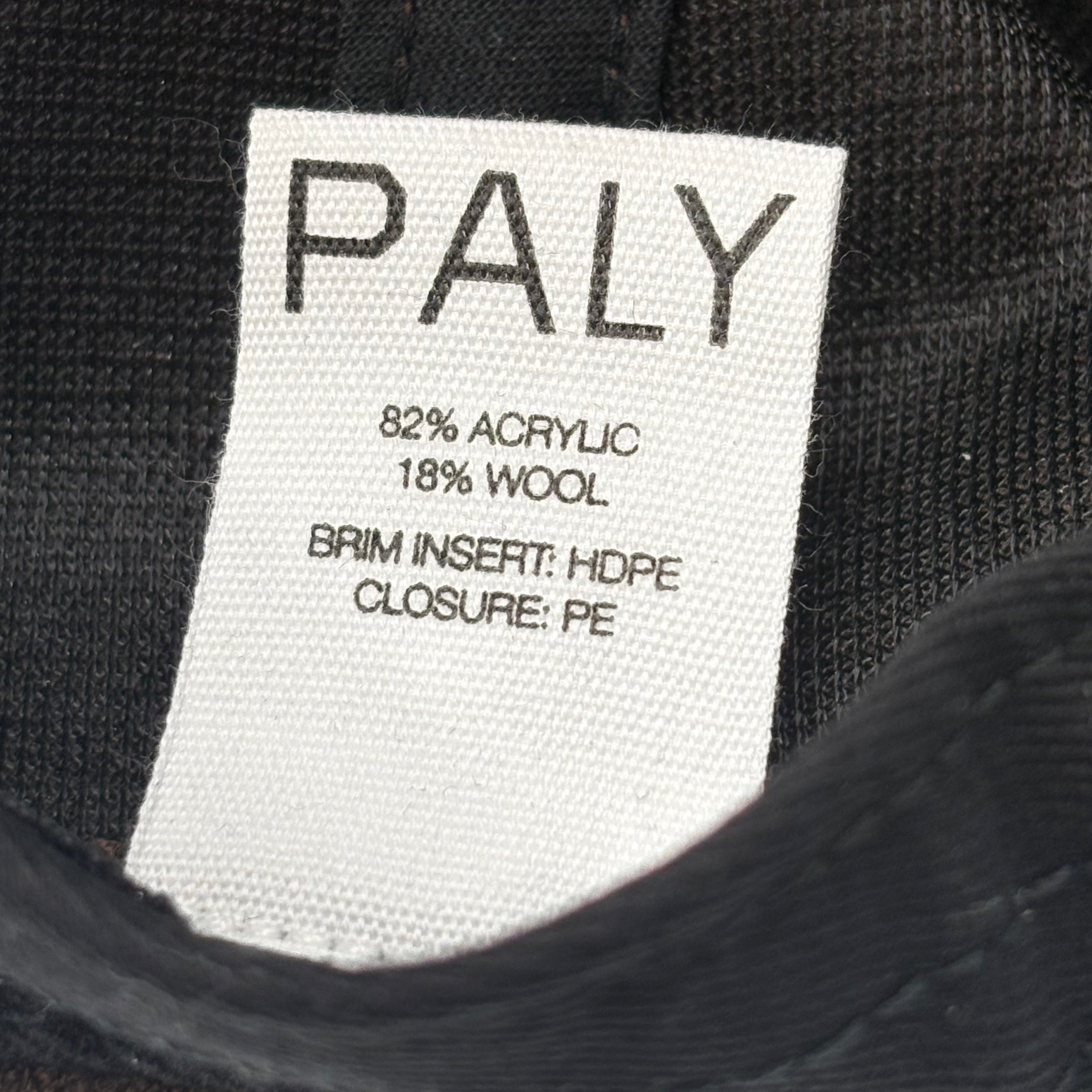 Wool Baseball “P” Hat