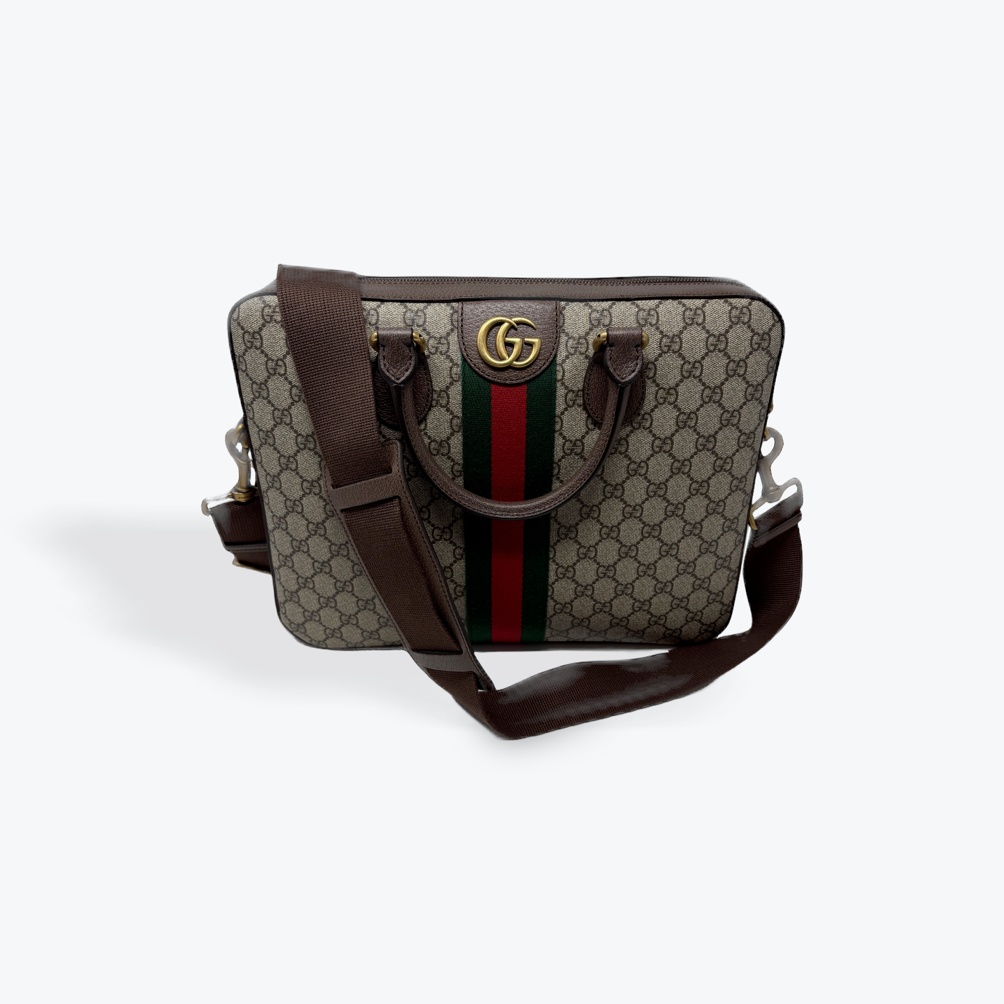 Ophidia Monogram Canvas Briefcase