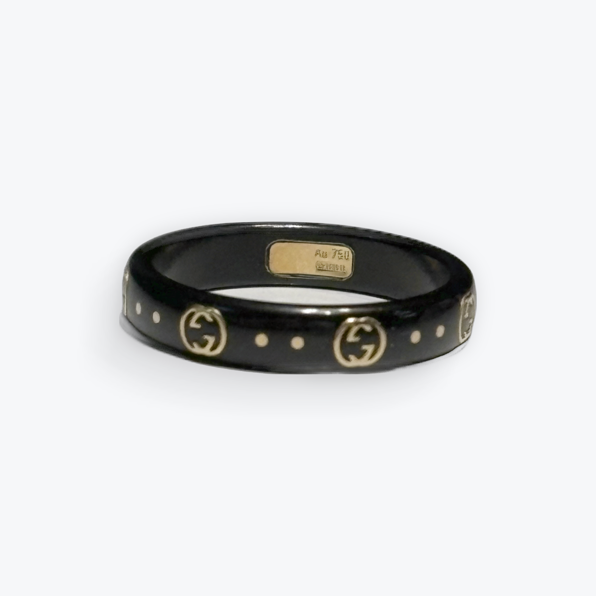 18kt Yellow Gold GG Icon Ring