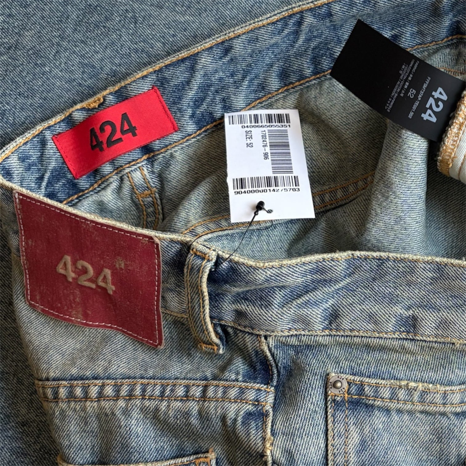 Distressed Baggy Denim Shorts