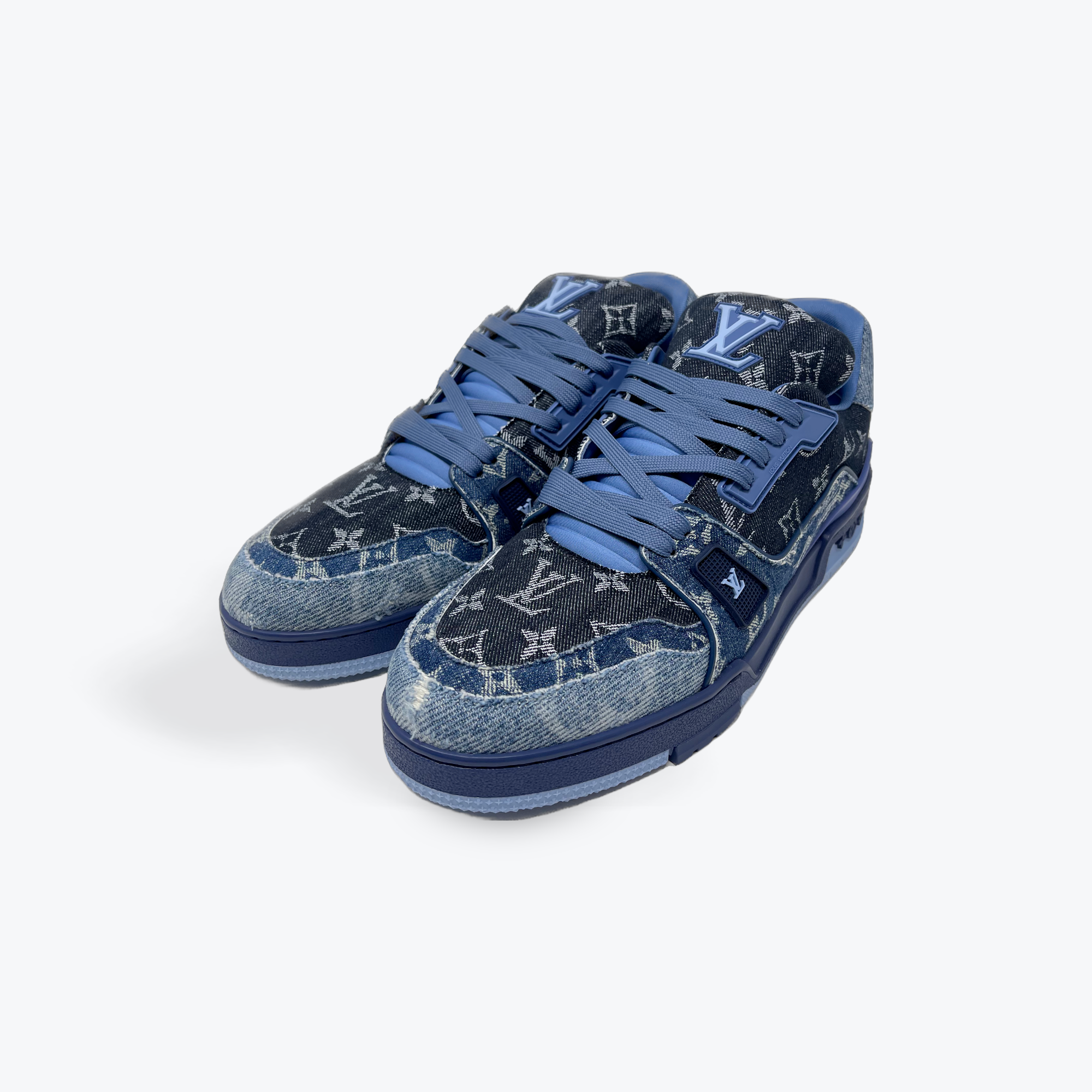 Patchwork Denim Trainer