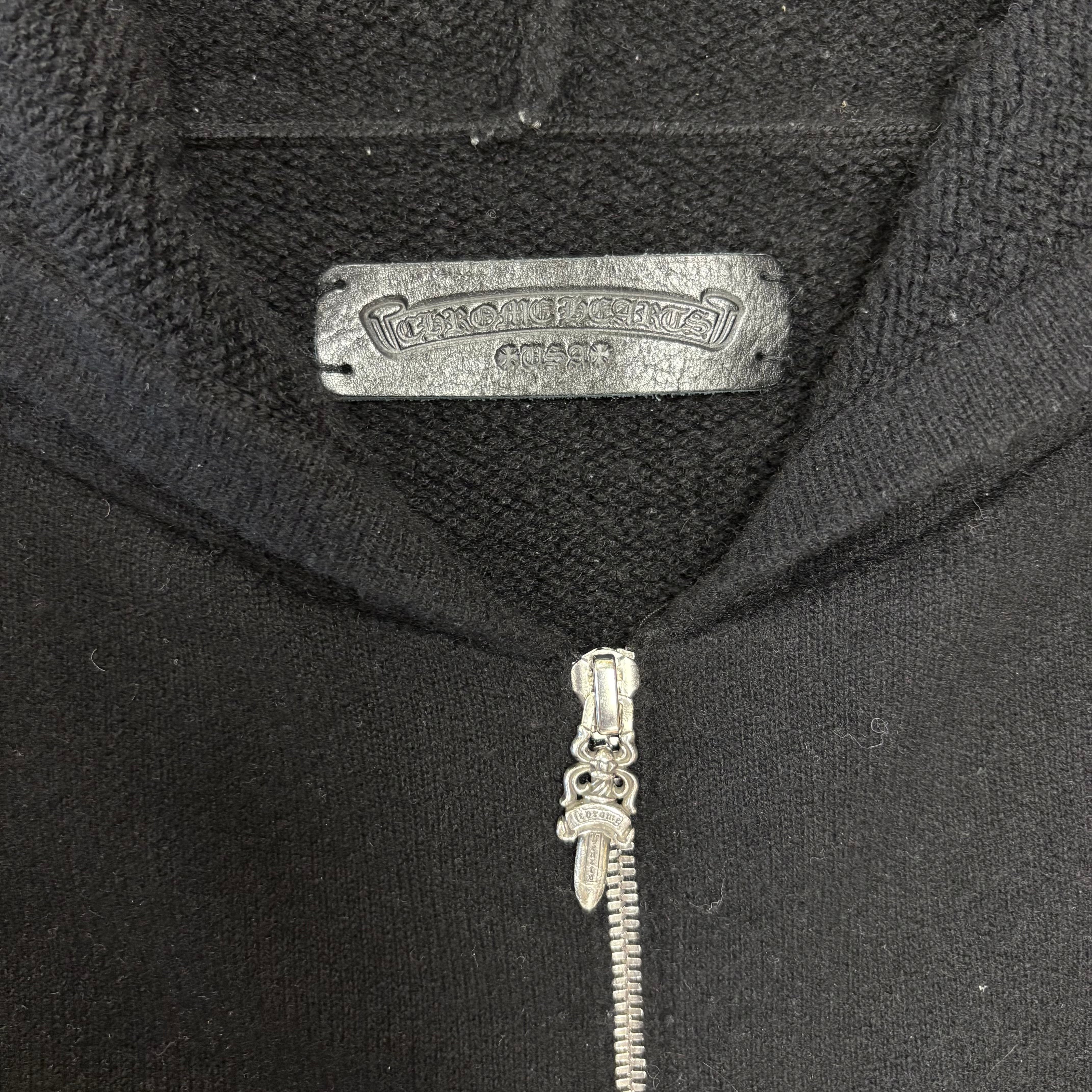 Life Sentence Floral Embroidered Cashmere Zip-Up Hoodie