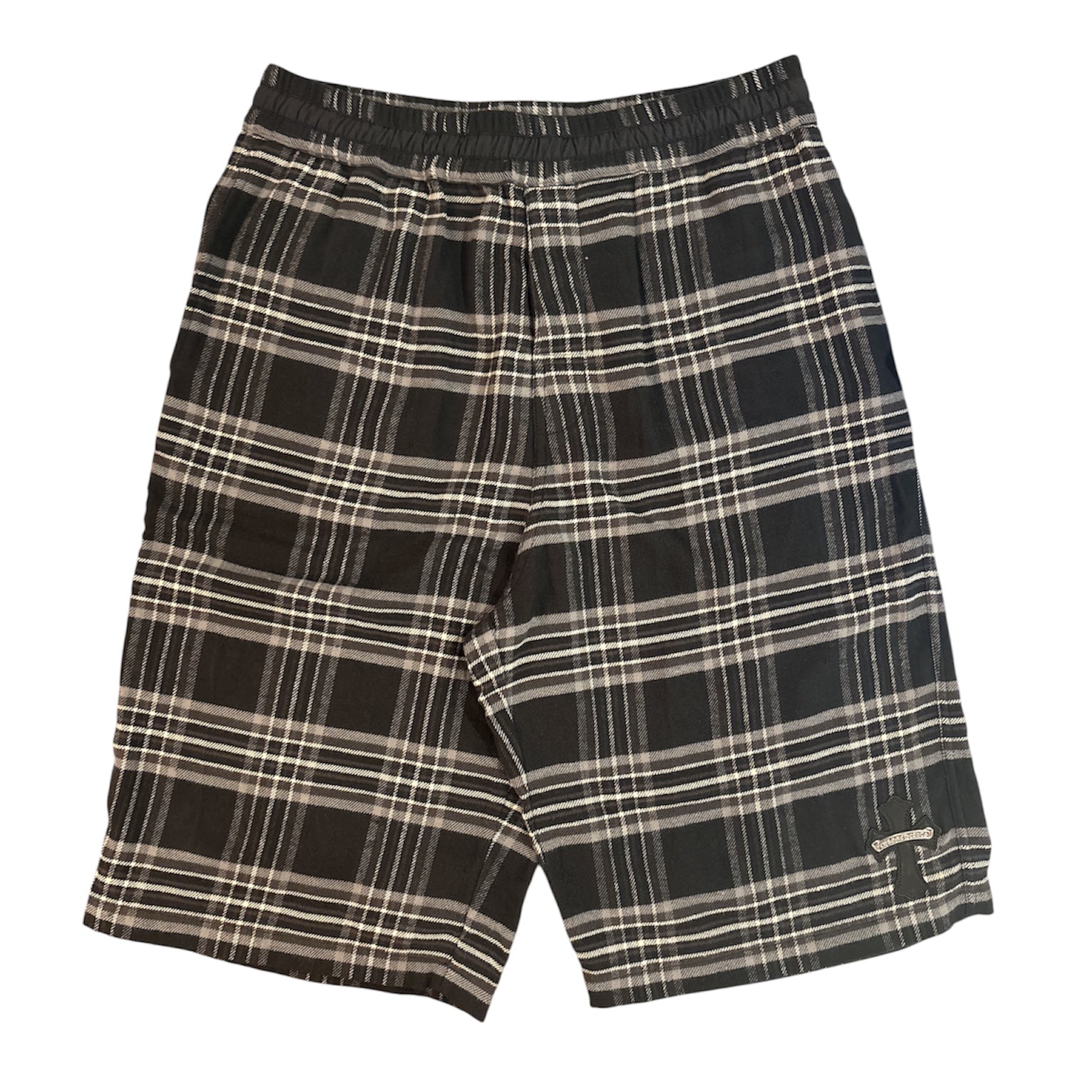 After School Cross Patch Plaid Flannel Shorts