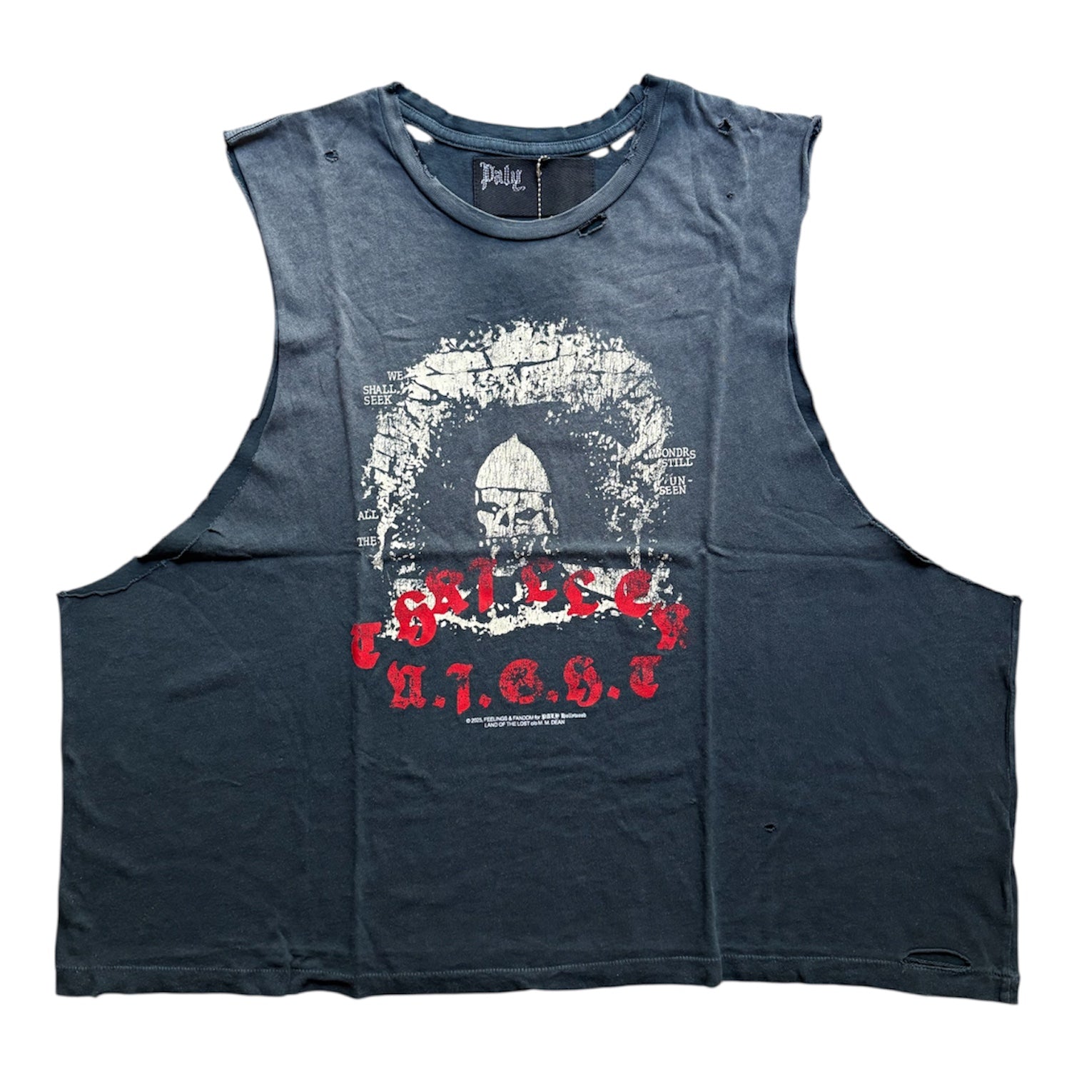 Thriller Night Distressed Tank