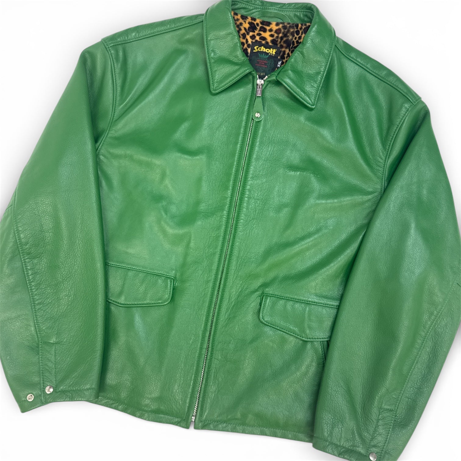 Schott NYC Leather Racer Jacket (FW24)
