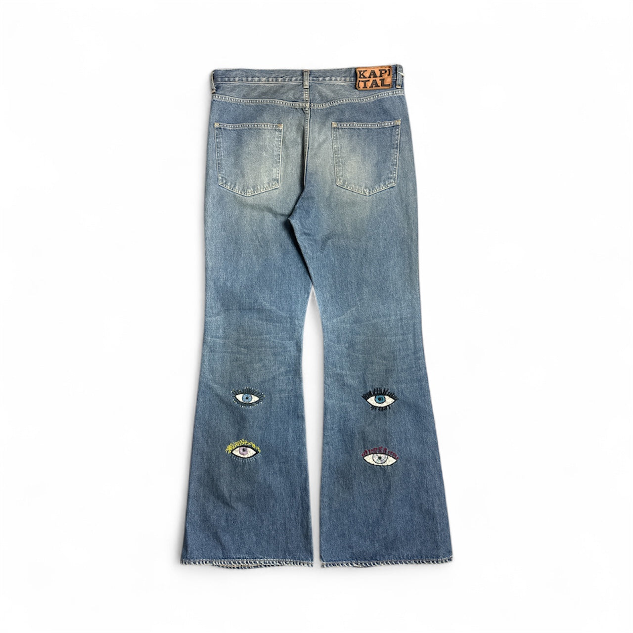 Patchwork Flared Denim