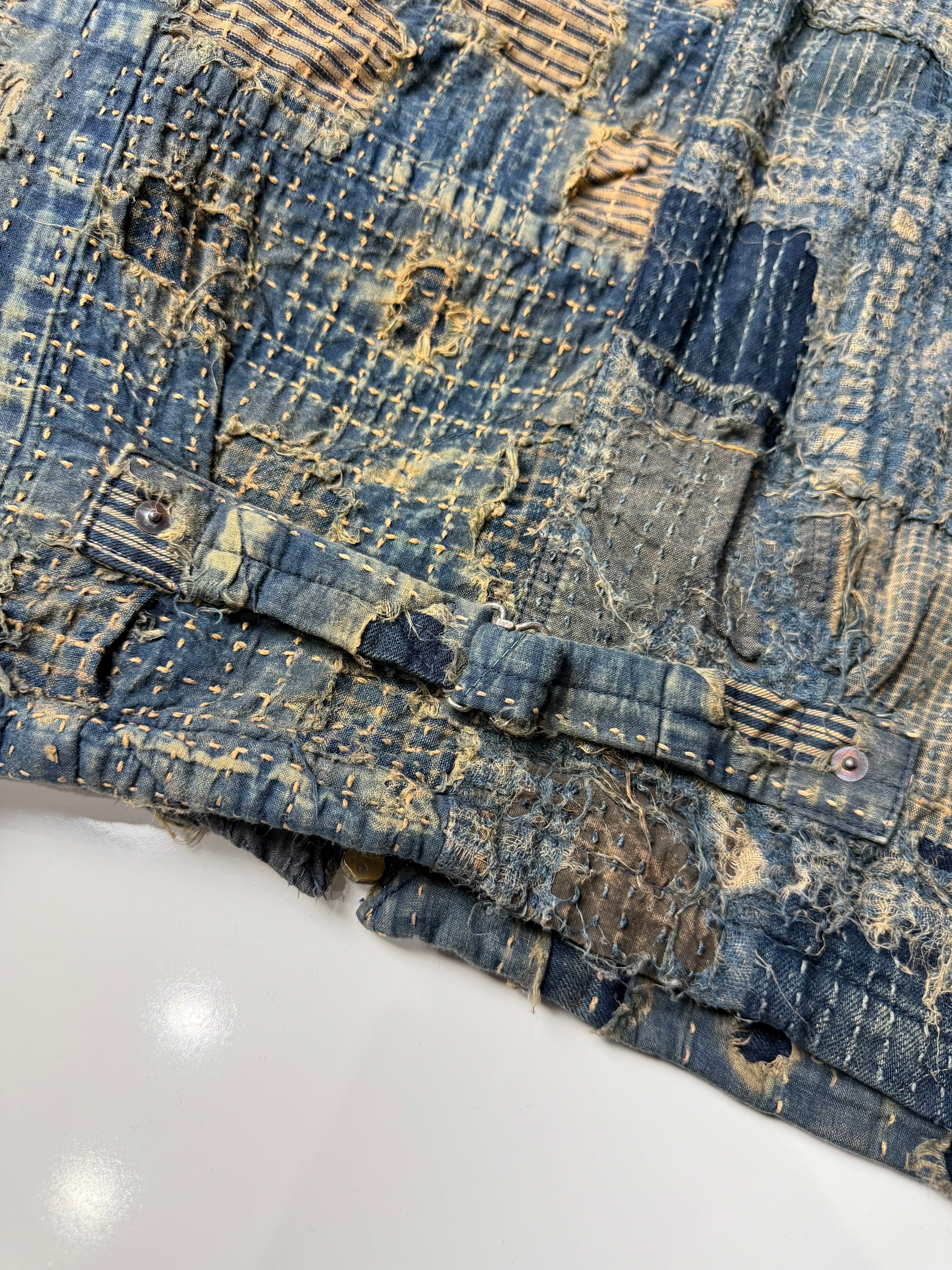 1st Spring Boro Denim Zip-Up