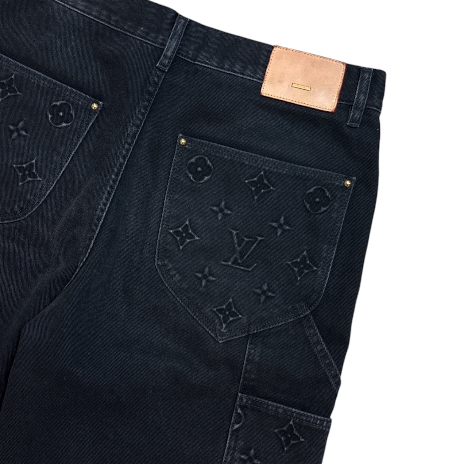 Monogram Double Knee Carpenter Shorts