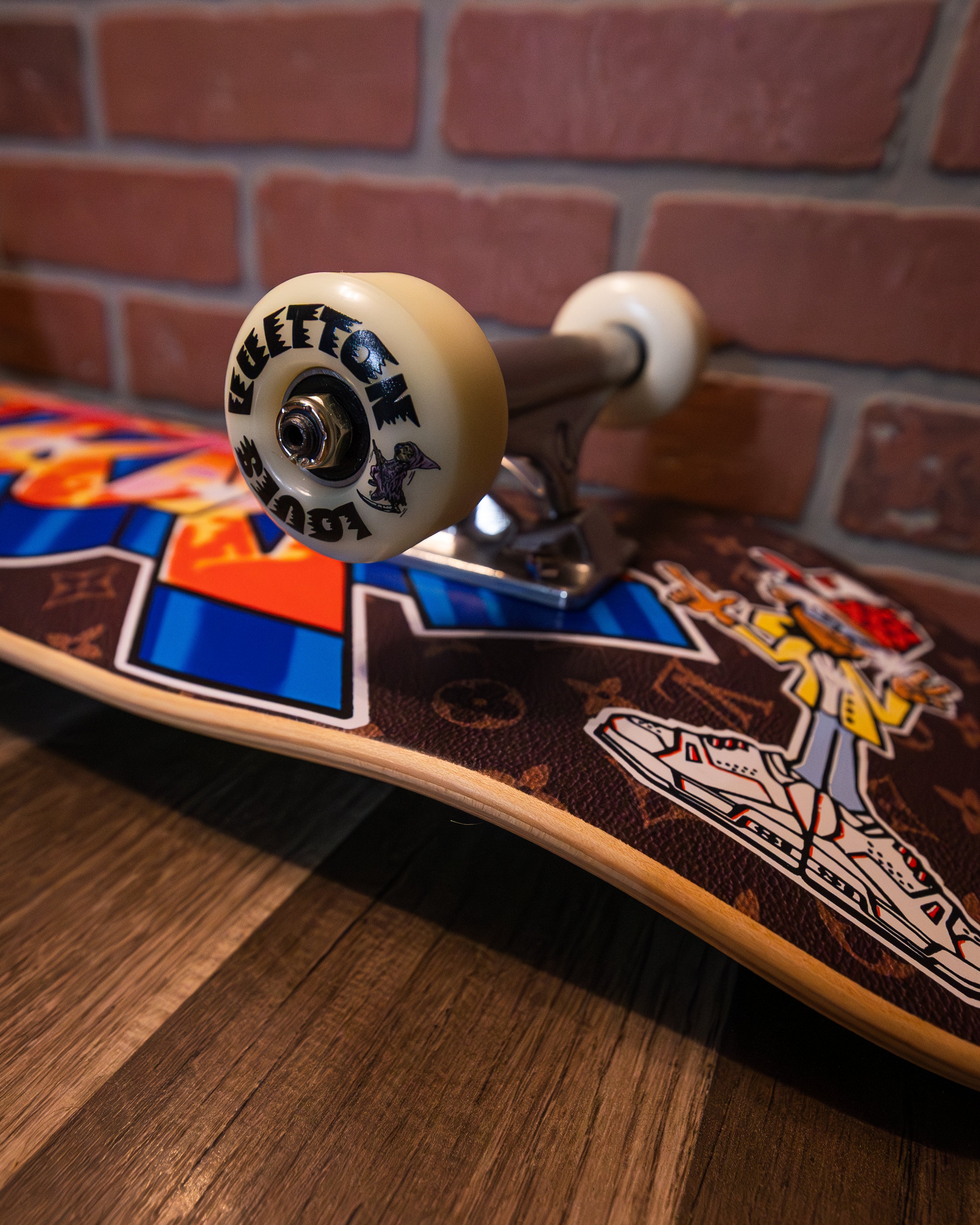 Monogram Graffiti Skateboard