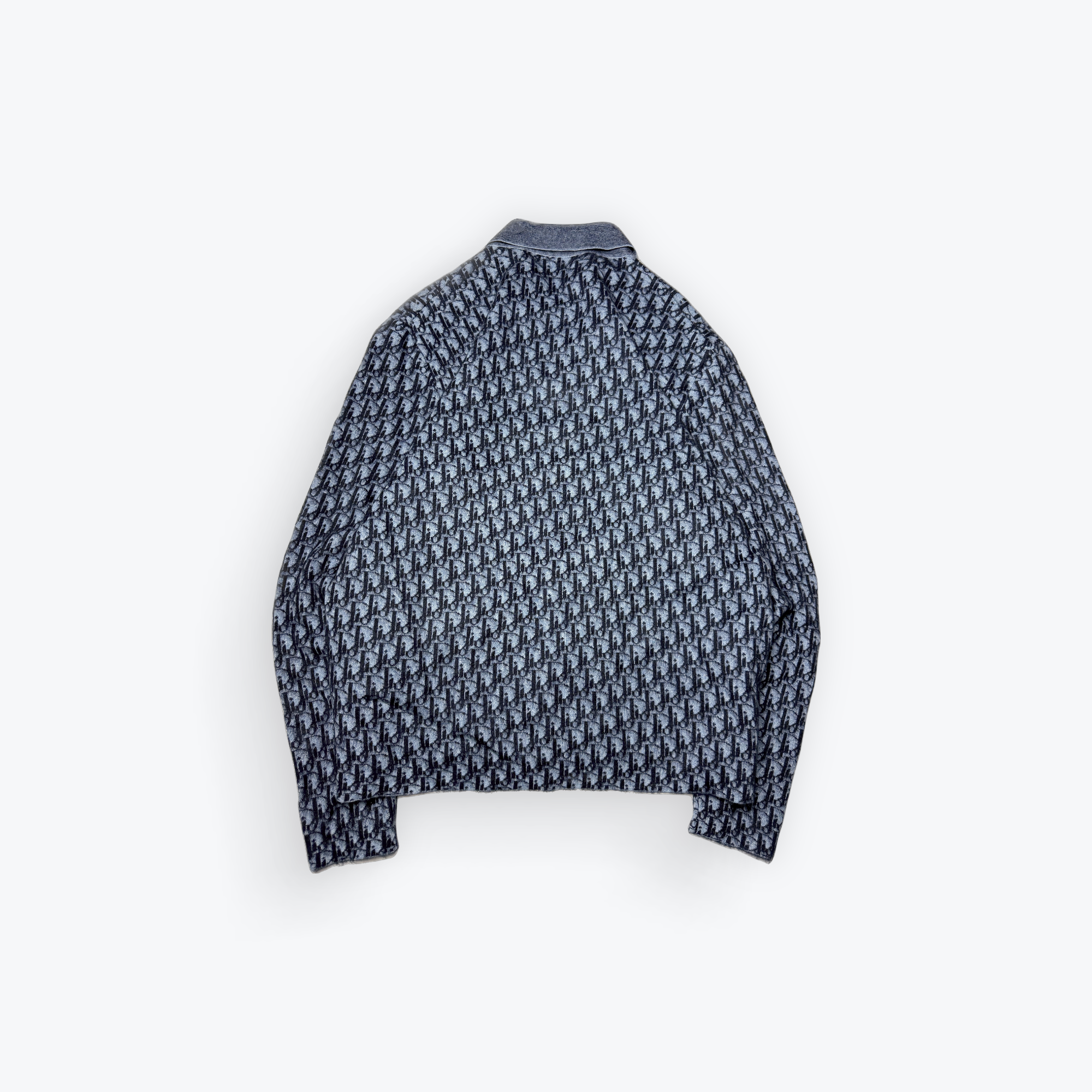 Otani Jacquard Long Sleeve Polo Shirt