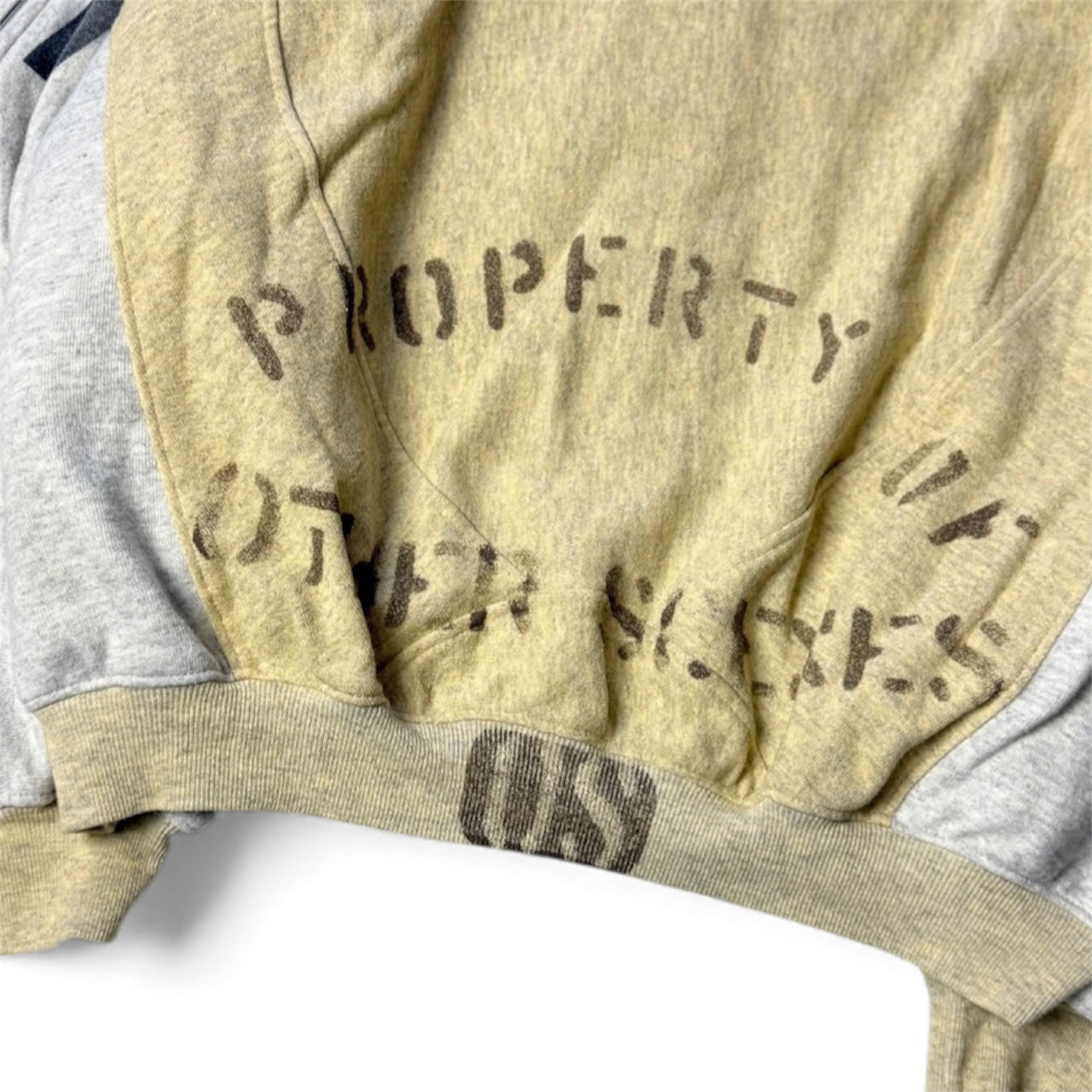 Army Rhinestone Zip-Up Hoodie