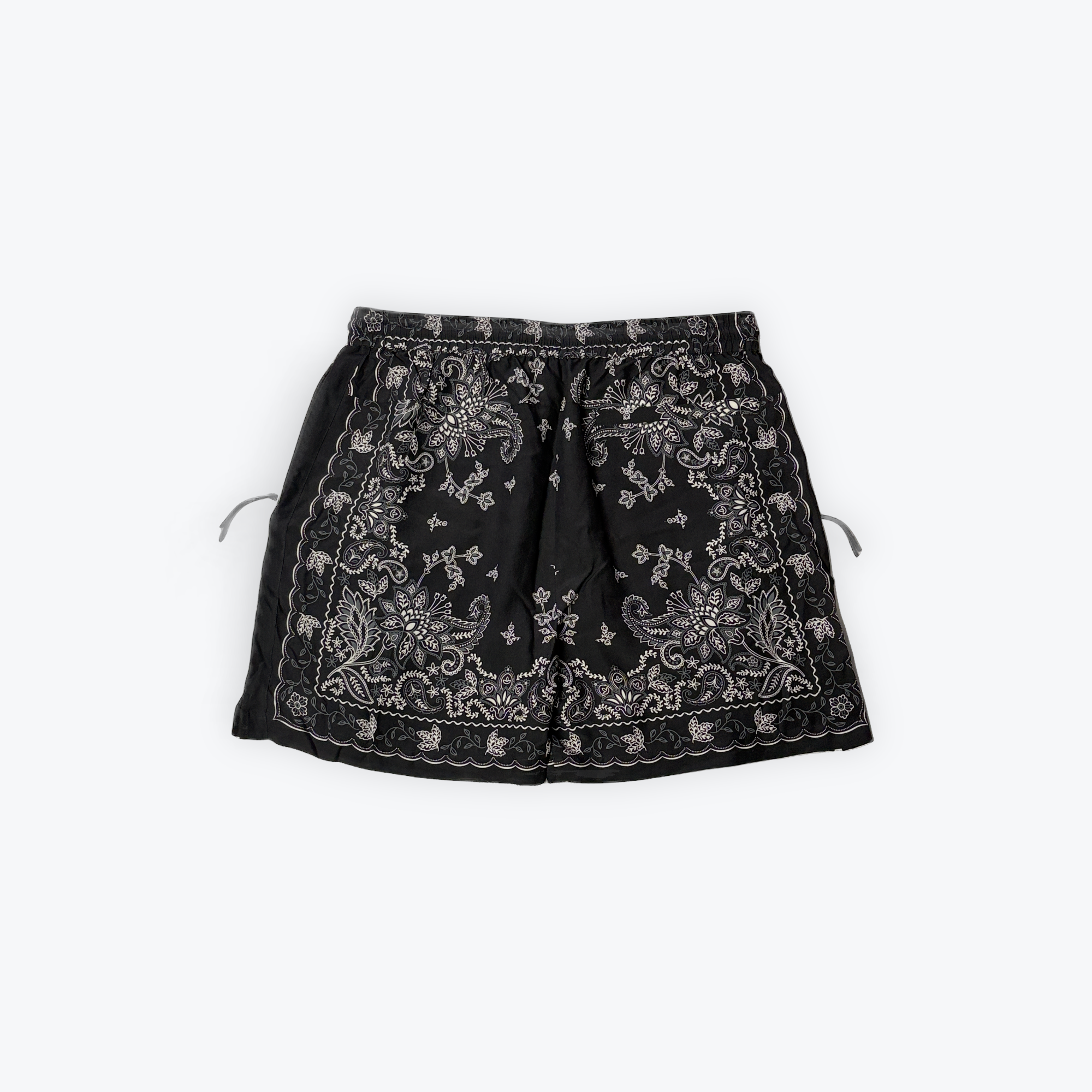 Vintage Floral Bandana Active Shorts