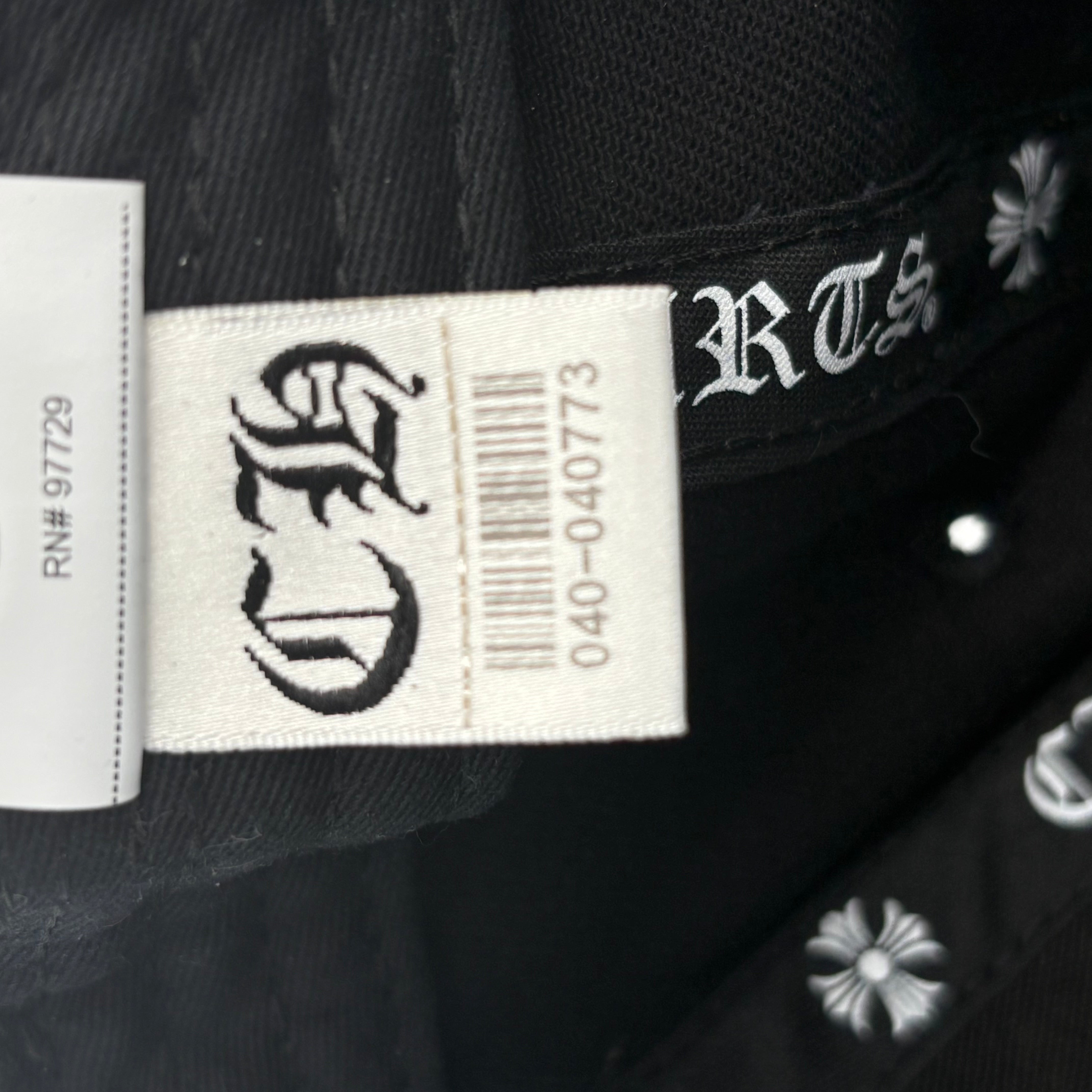 Tonal Embroidered Cross Hat