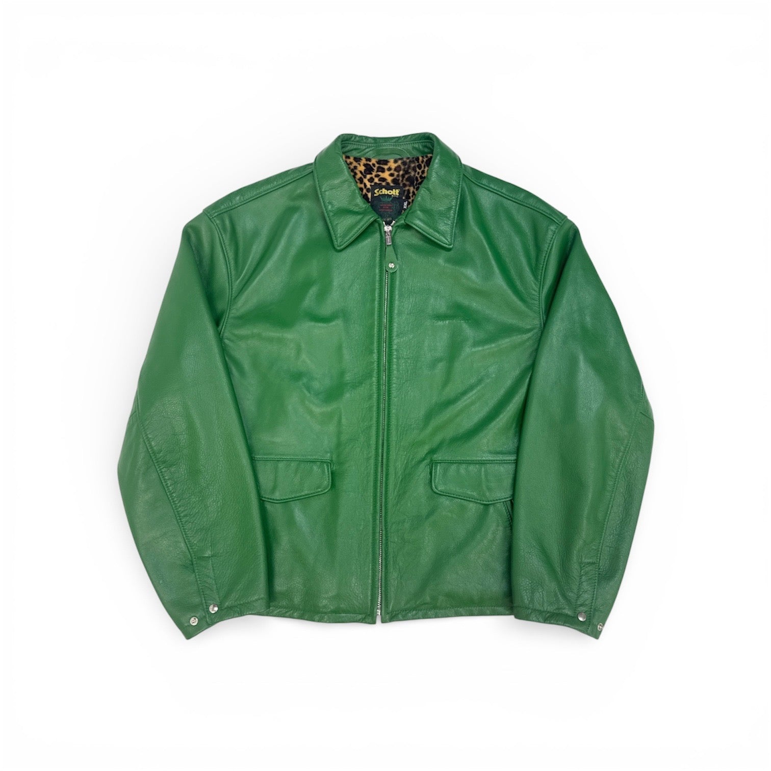 Schott NYC Leather Racer Jacket (FW24)