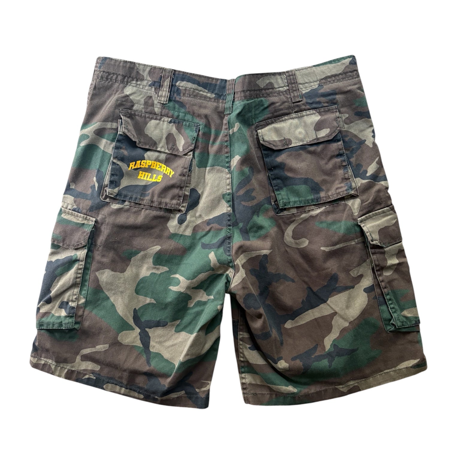 Raspberry Hills Camo Cargo Shorts