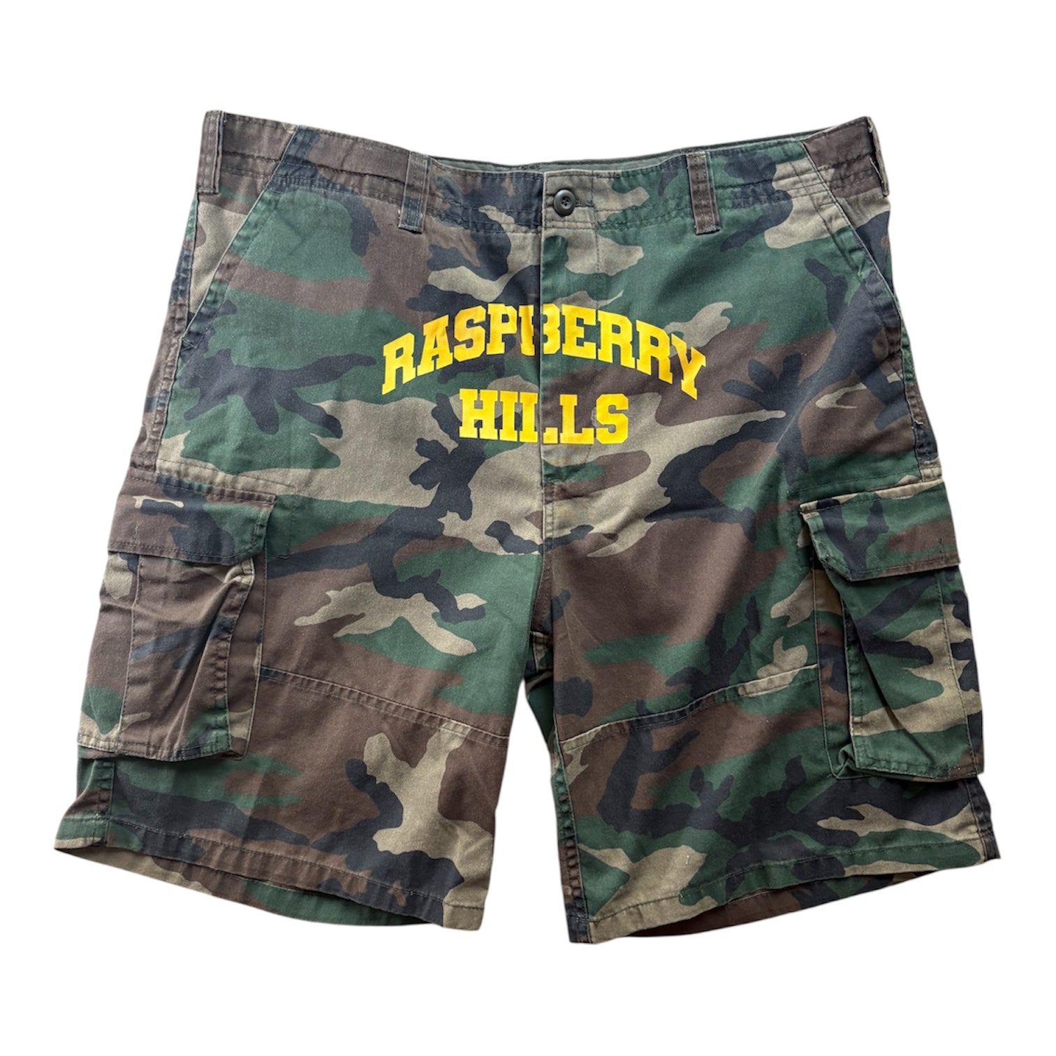 Raspberry Hills Camo Cargo Shorts
