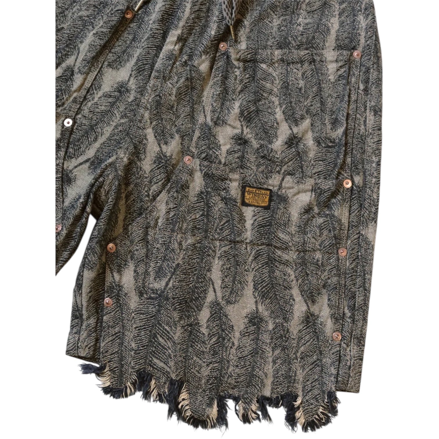 Magpie Double Knee Denim Shorts