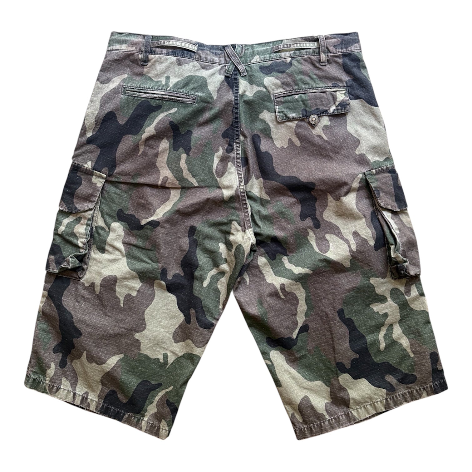 Camouflage Ripstop Cargo Shorts