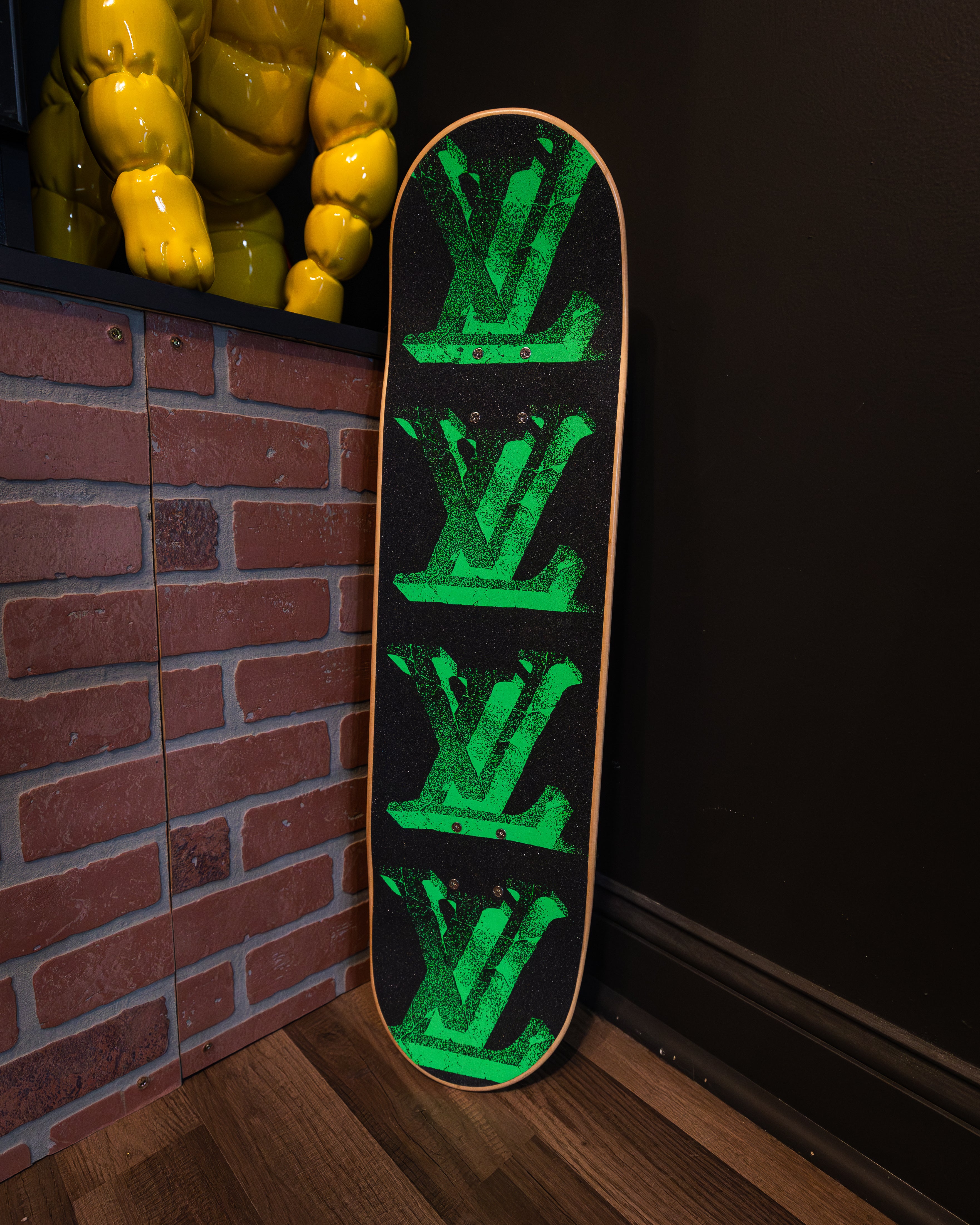 Monogram Graffiti Skateboard