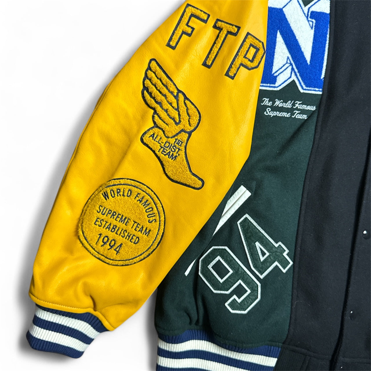 MM6 Maison Margiela Split Varsity Jacket