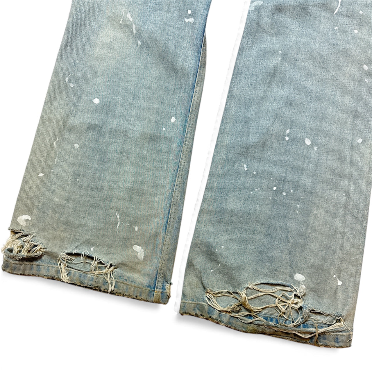 Distressed Flare Jeans