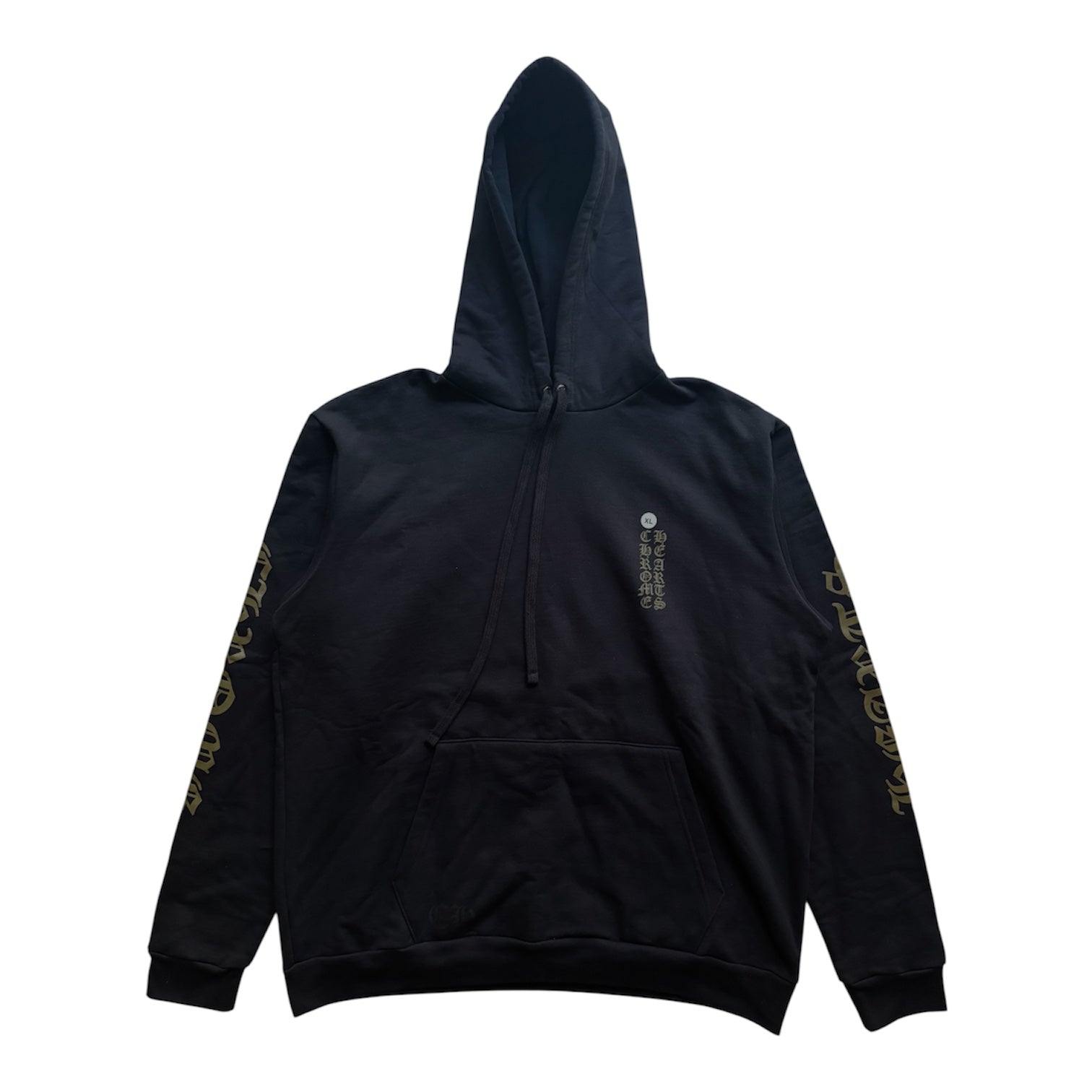 Vertical Logo Hoodie (Black/Olive)
