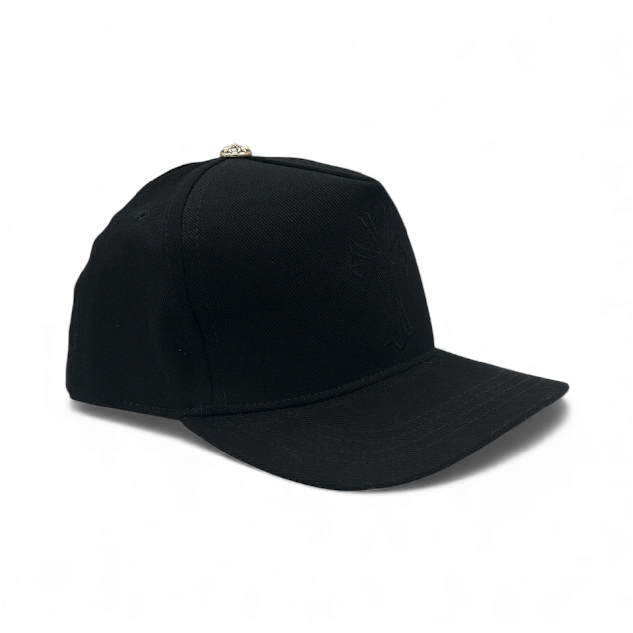 Tonal Embroidered Cross Hat