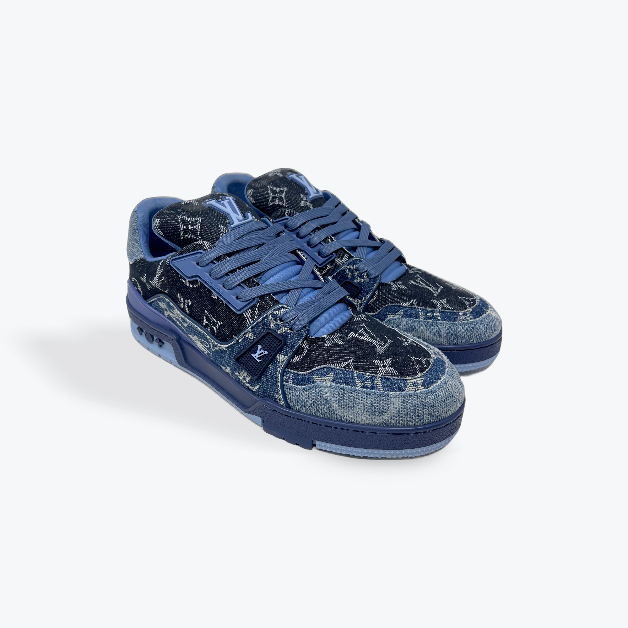 Patchwork Denim Trainer