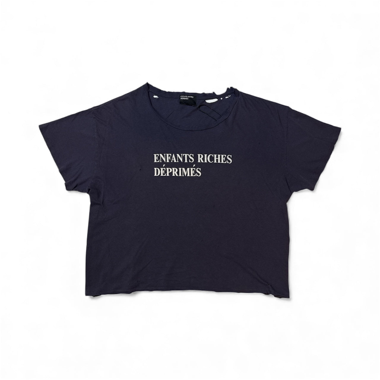 Distressed Logo Print T-Shirt