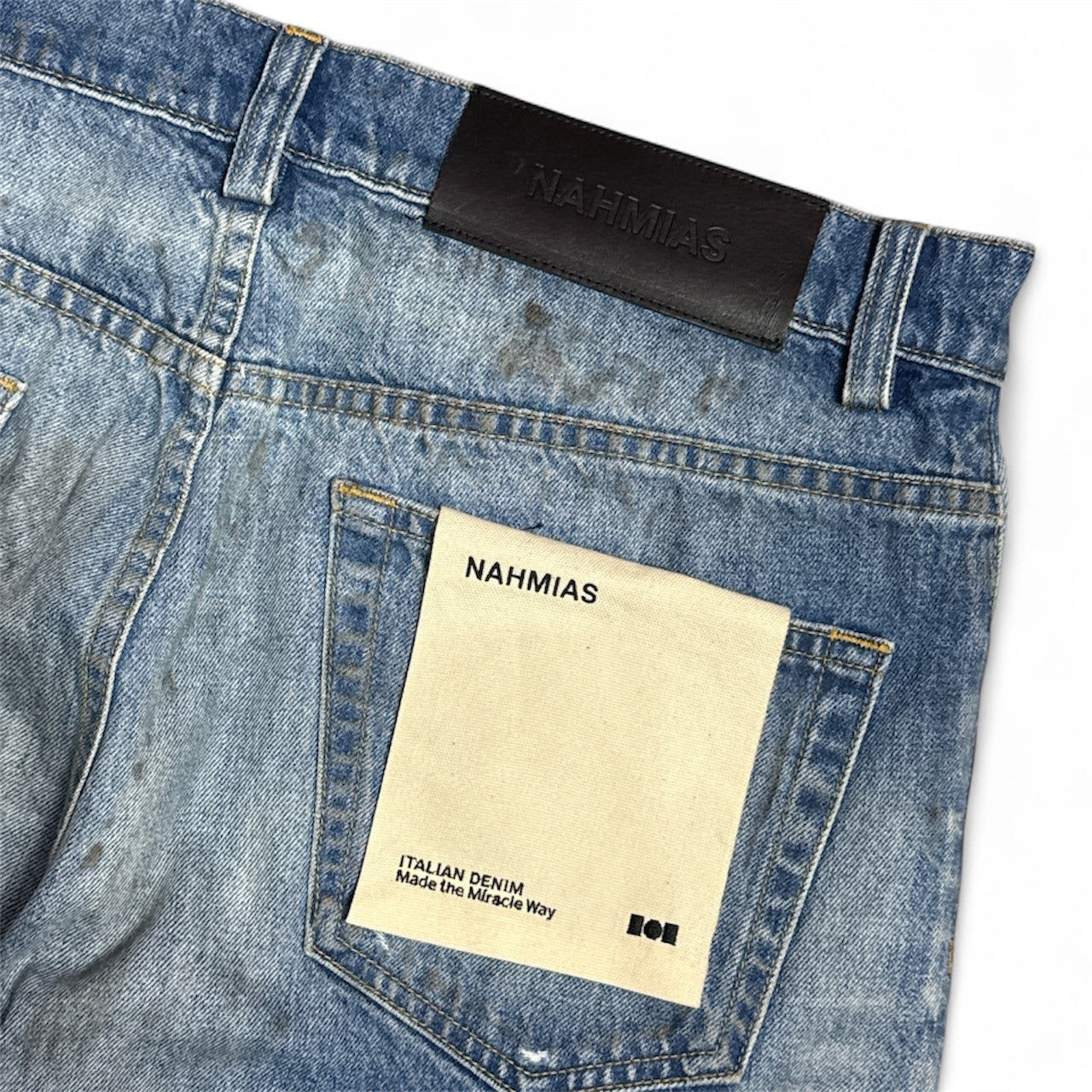 Wide Leg Distressed Jeans