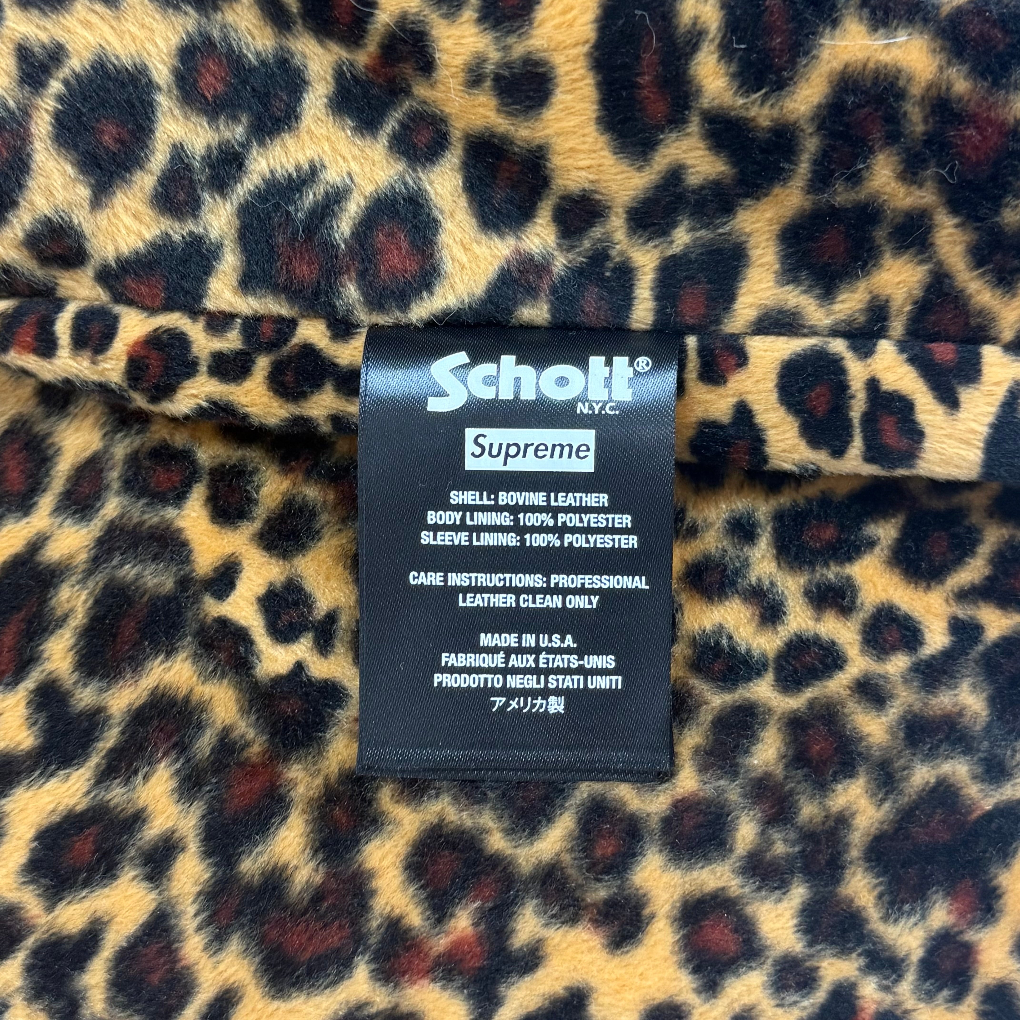 Schott NYC Leather Racer Jacket (FW24)