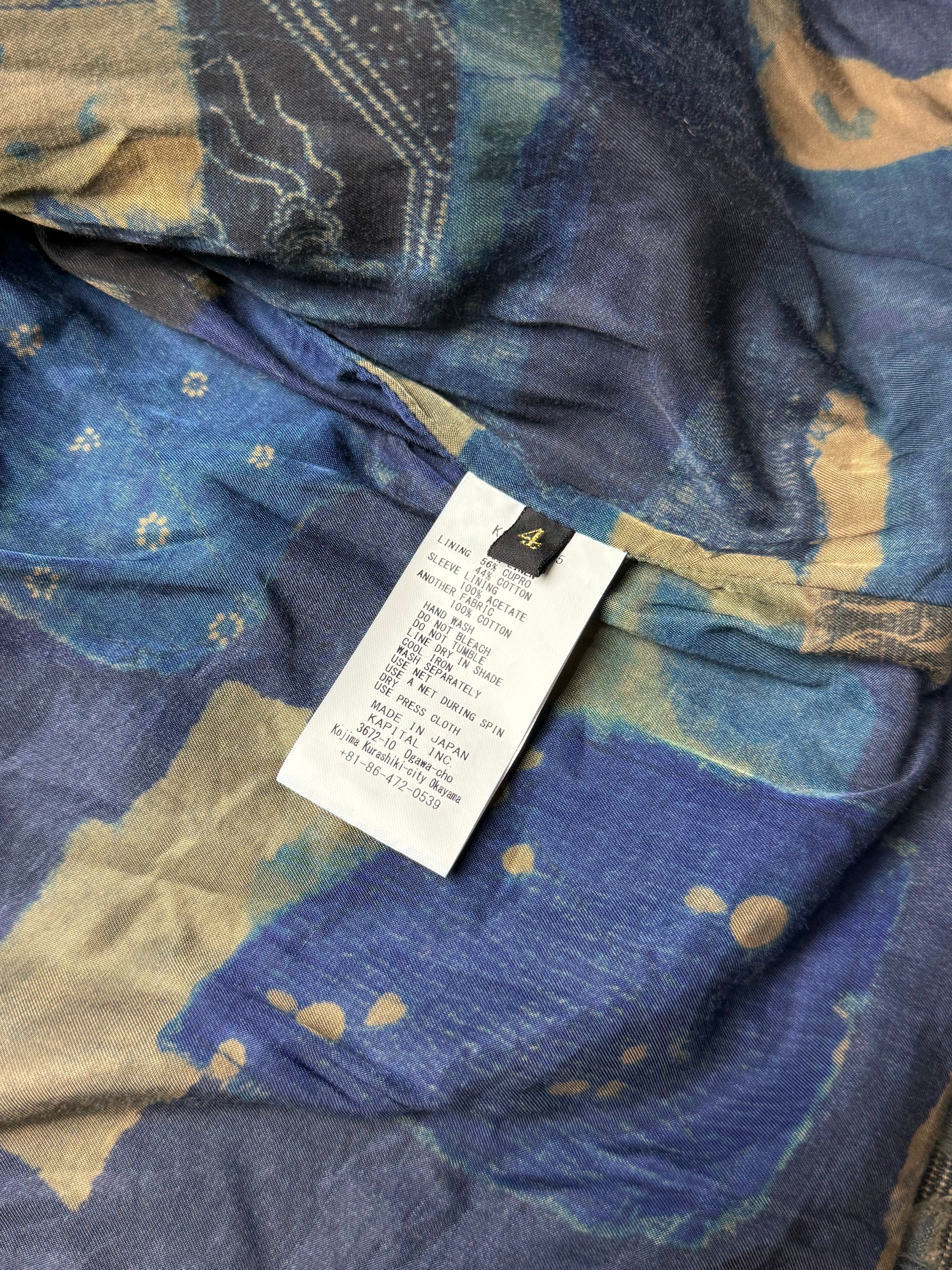 1st Spring Boro Denim Zip-Up
