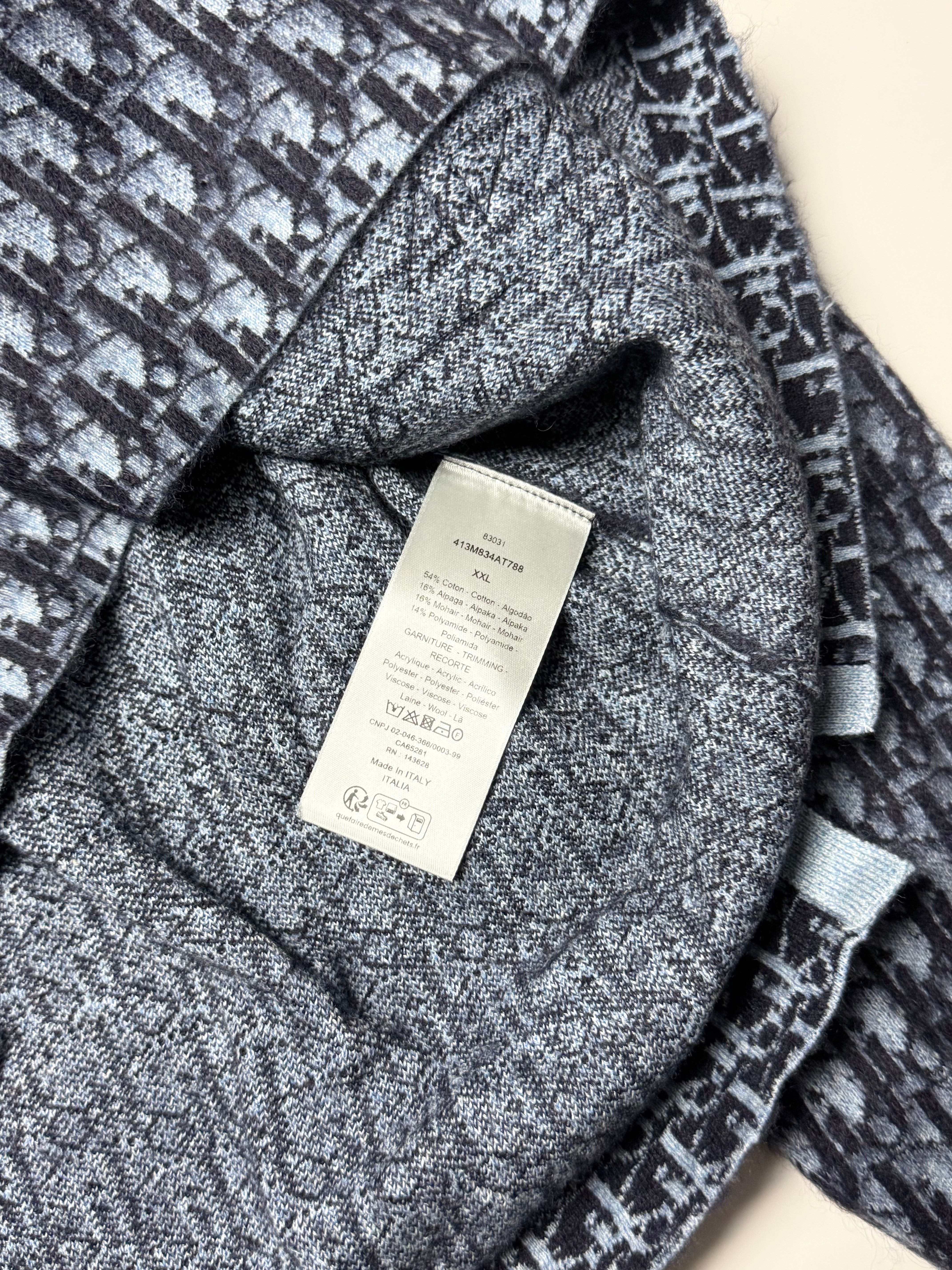 Otani Jacquard Long Sleeve Polo Shirt