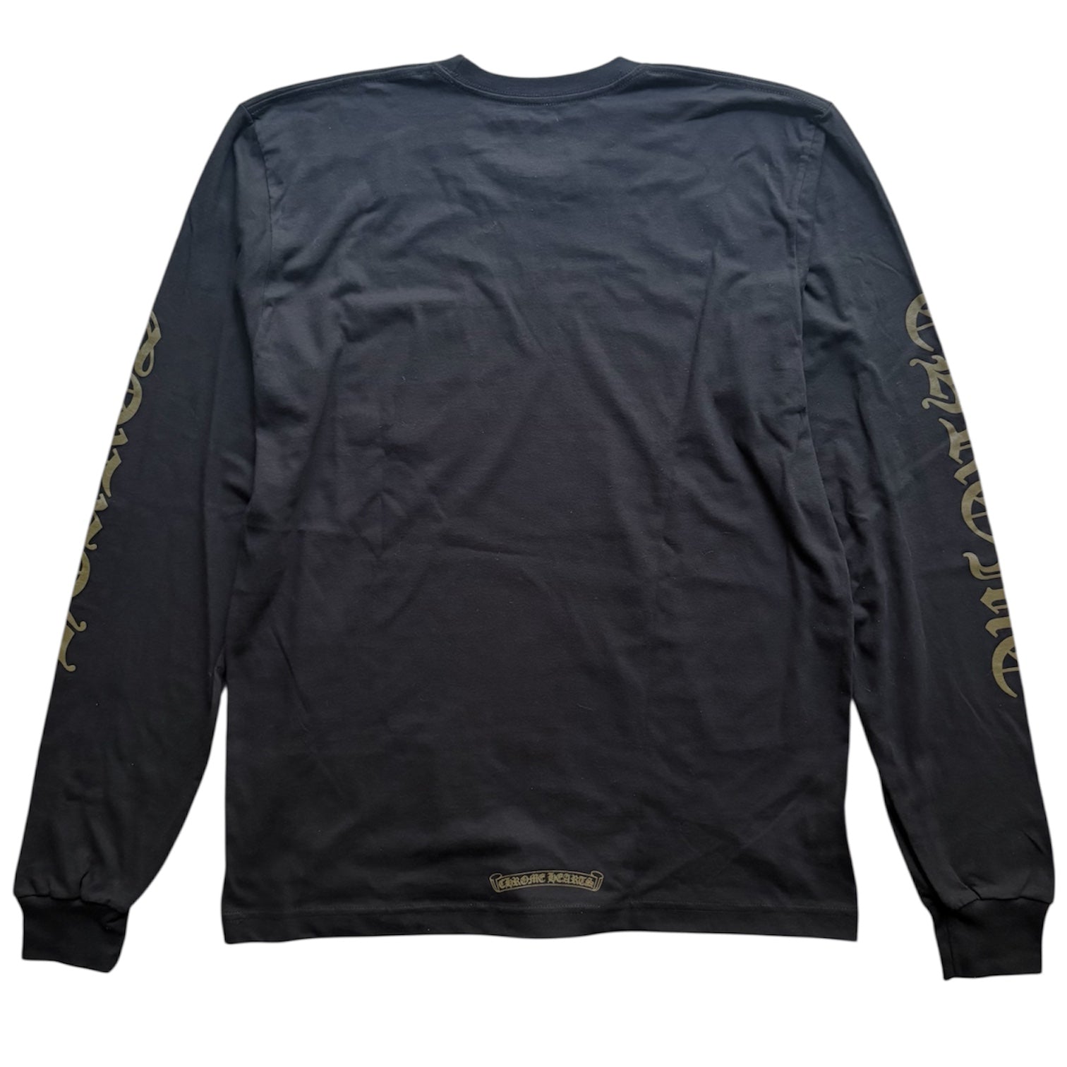 Neck Logo Long Sleeve T-Shirt (Black/Olive)