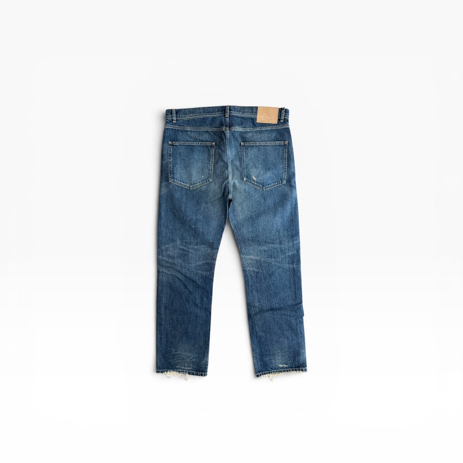 Straight Leg Jeans Blue