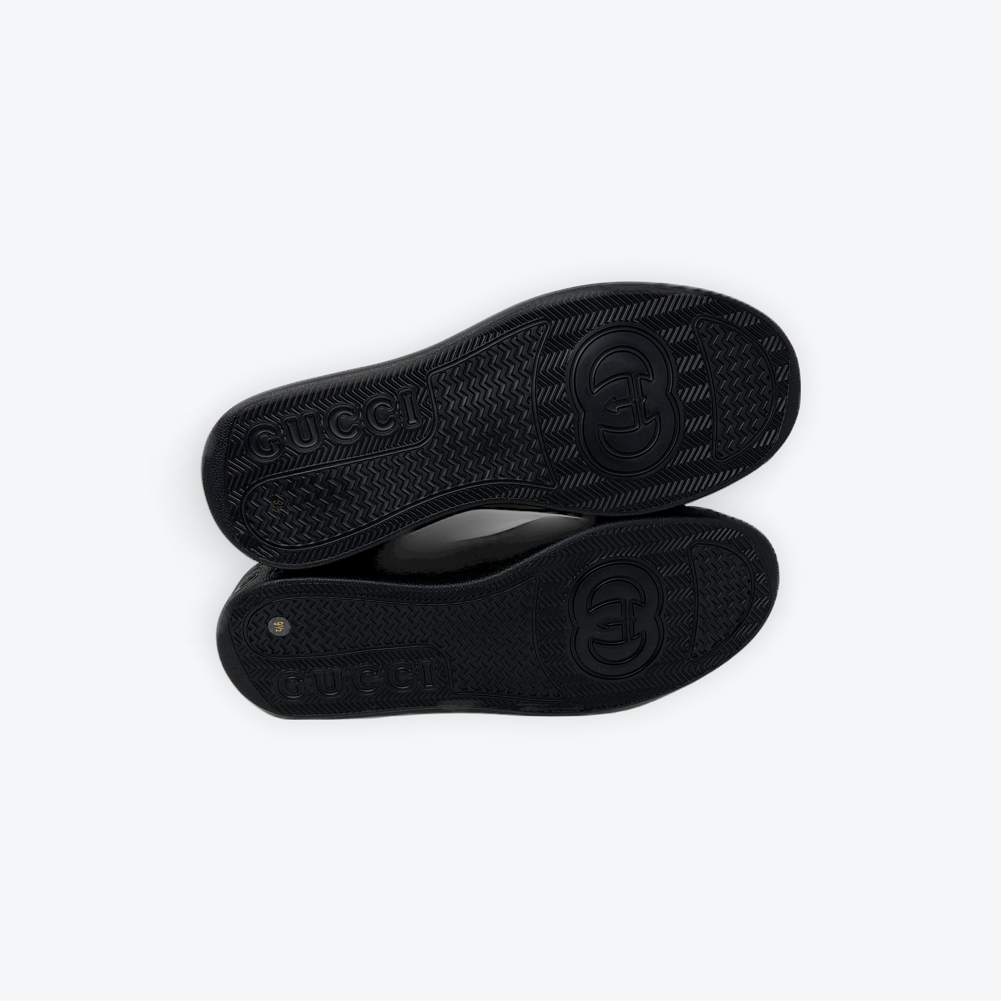GG Embossed Leather Trainers