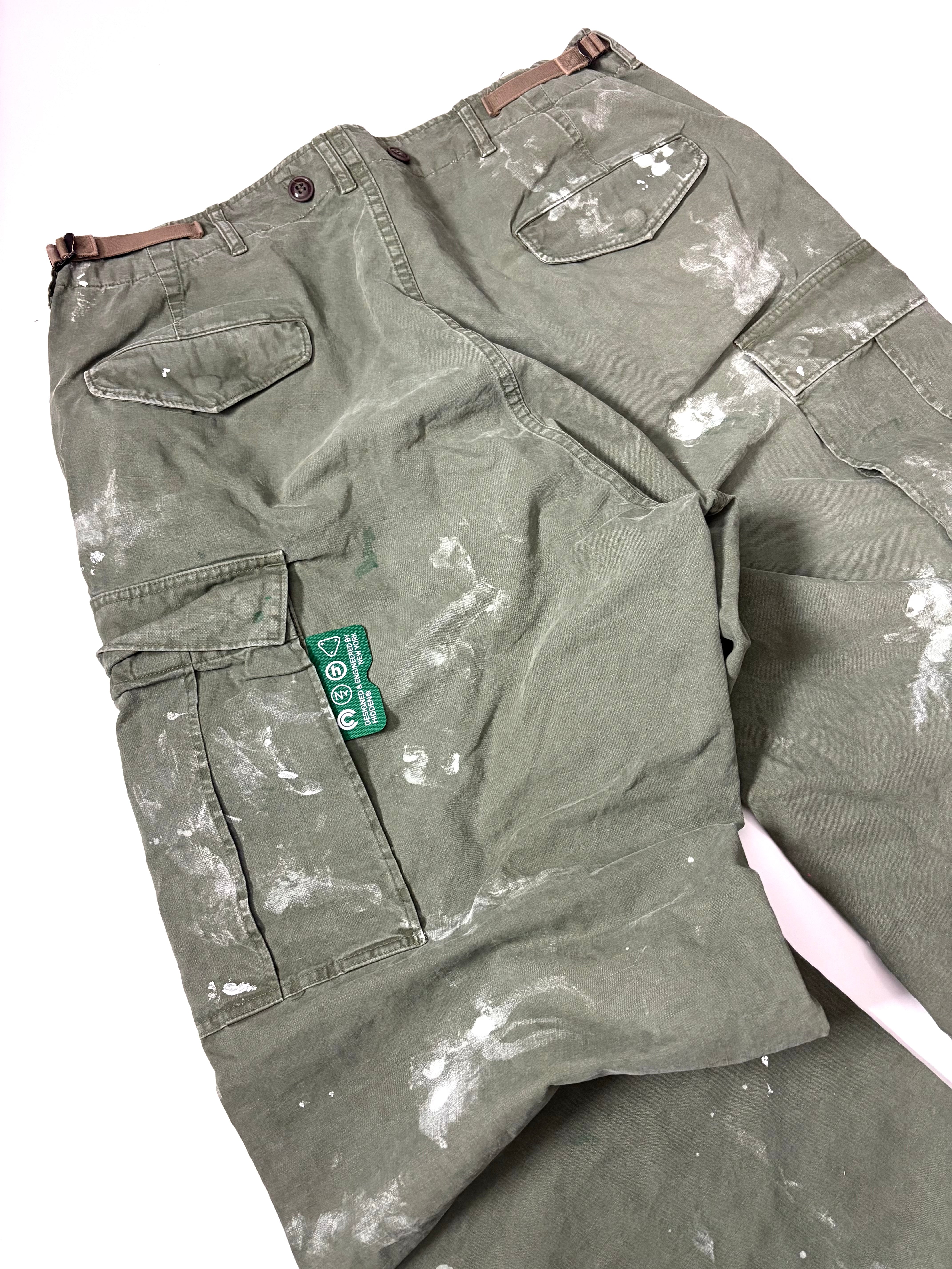 Baggy Painted Cargo Pants