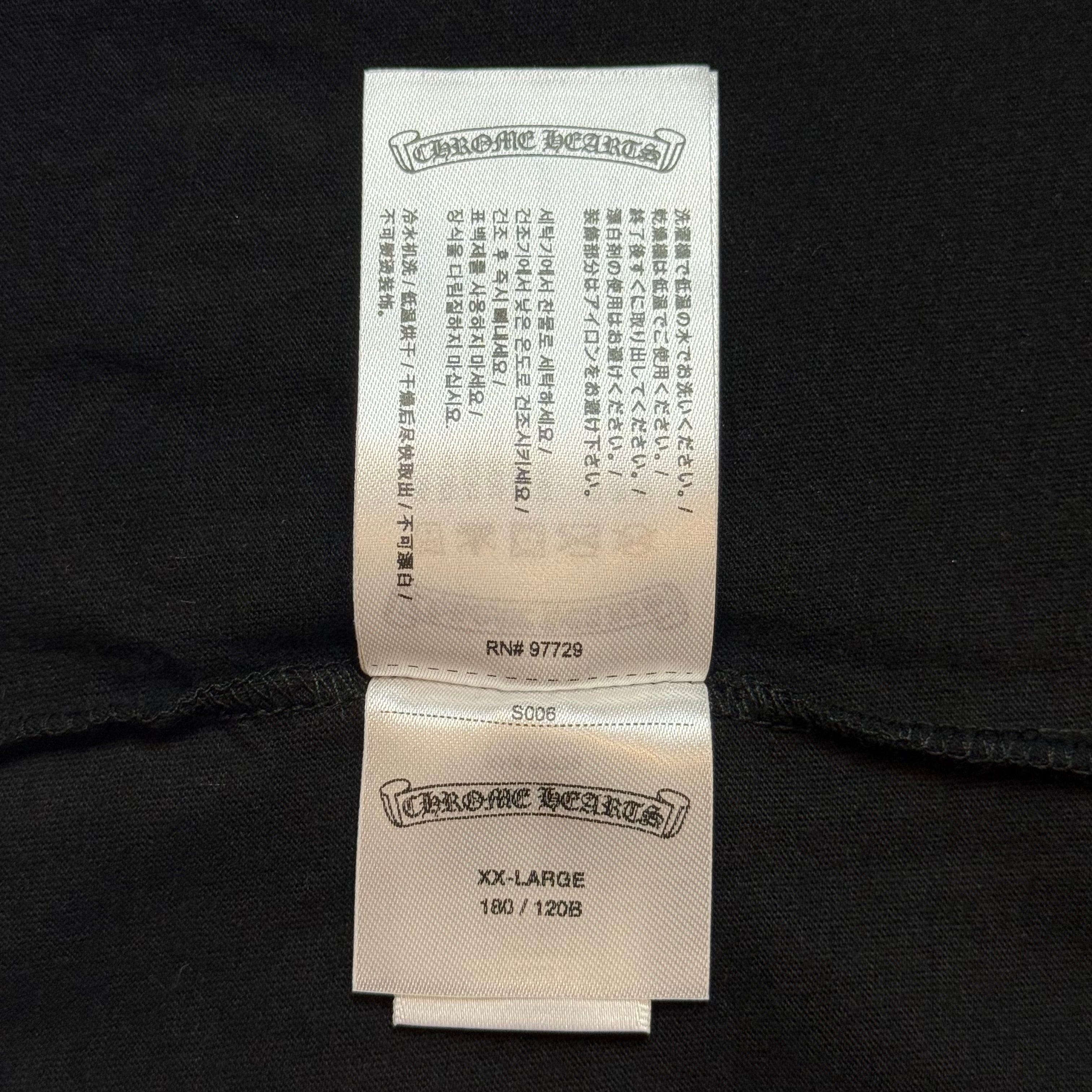 Pink Neck Logo Long Sleeve Tee