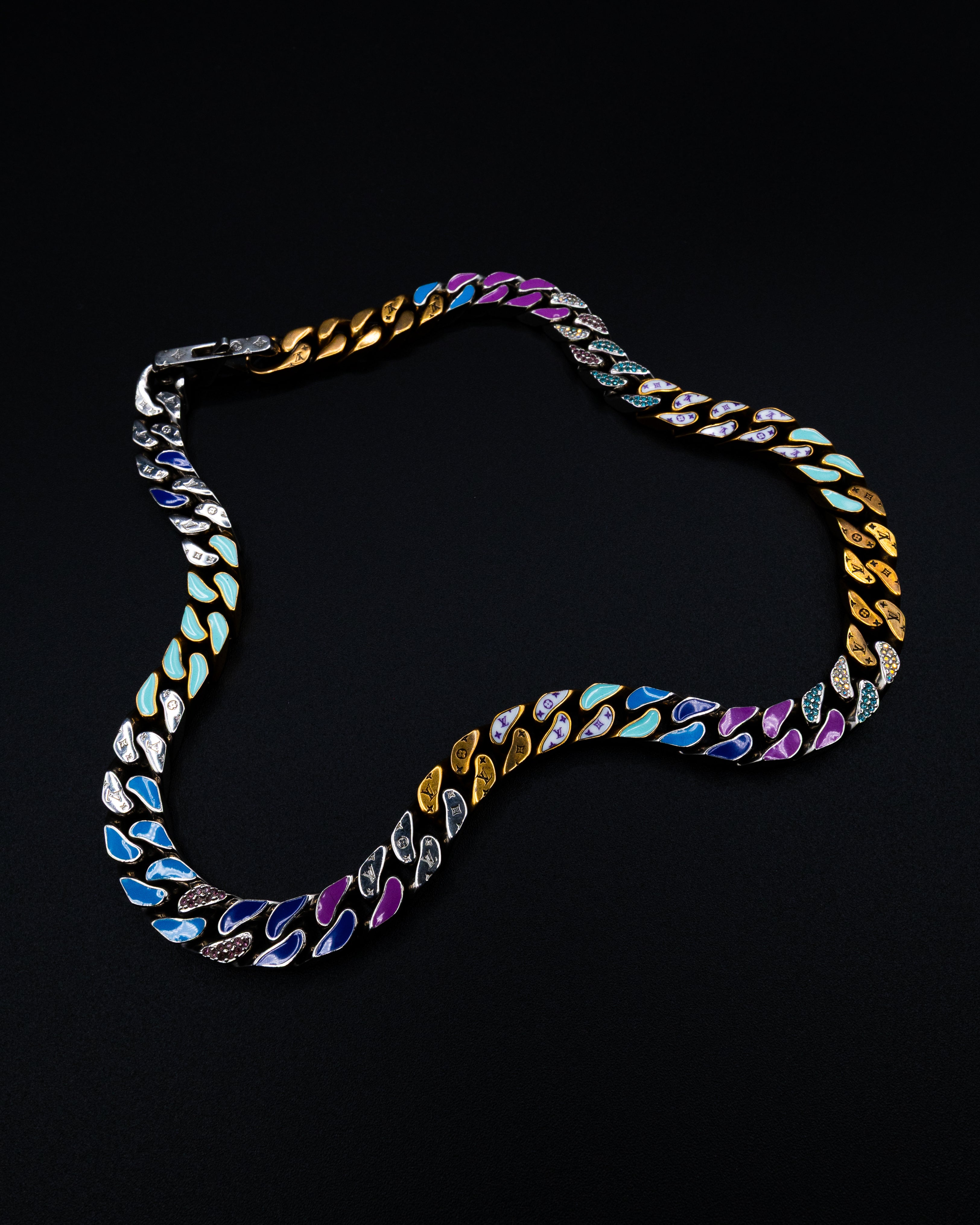 Chainlink Patches Necklace