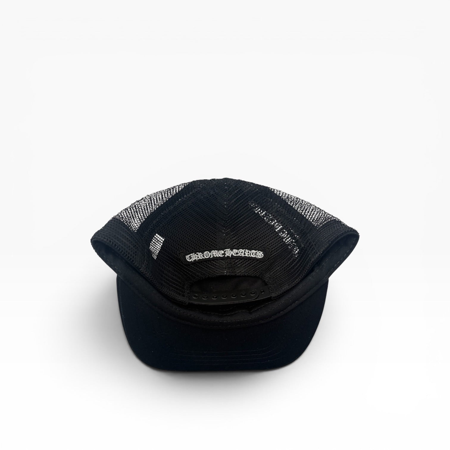Orange Cemetery Cross Trucker Hat