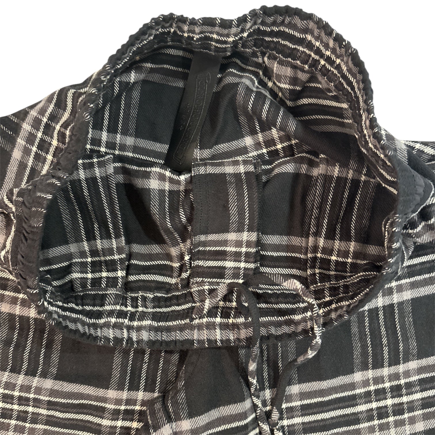After School Cross Patch Plaid Flannel Shorts